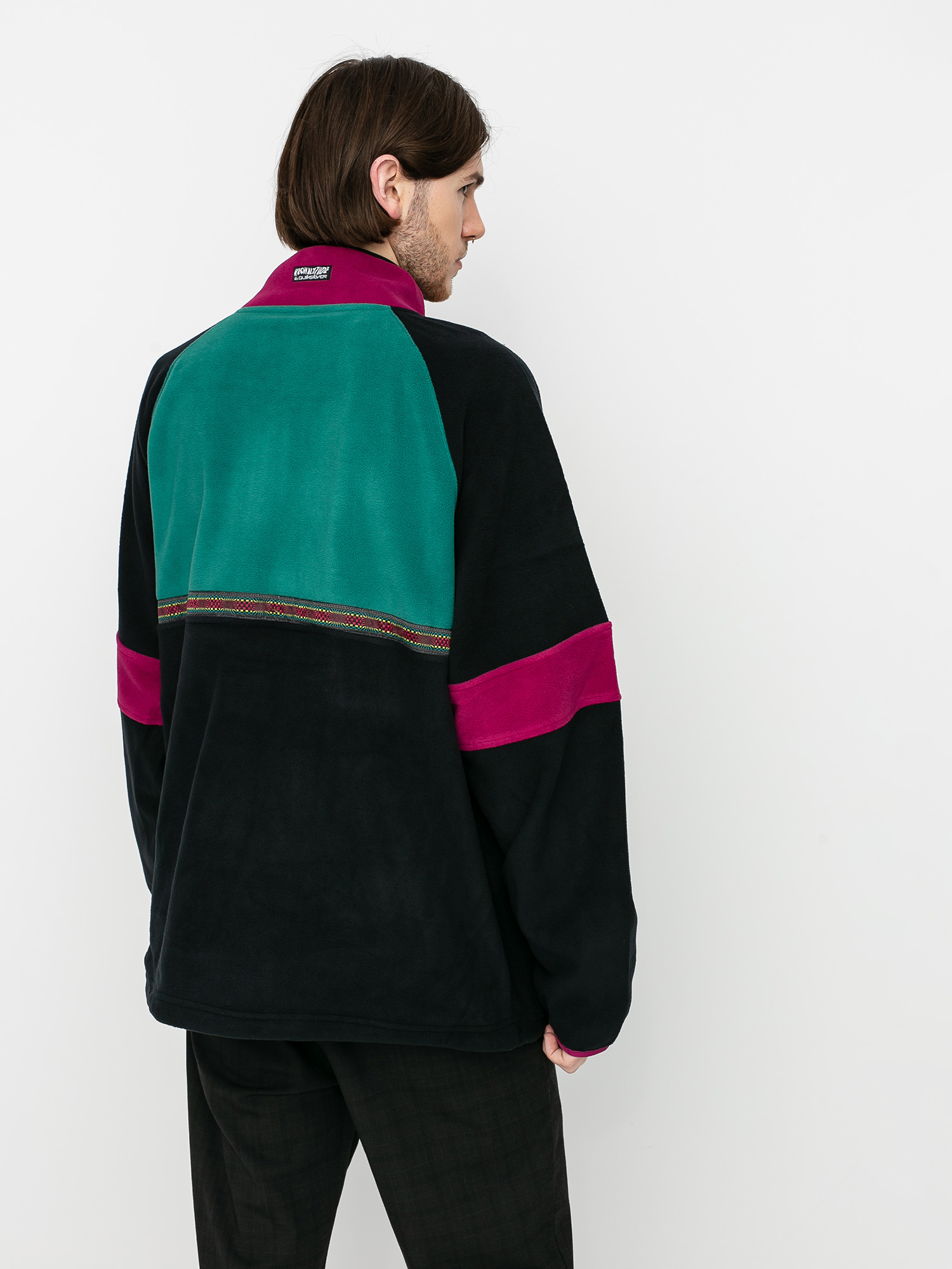 Mens Quiksilver Soul Power ZHD Active sweatshirt (true black)