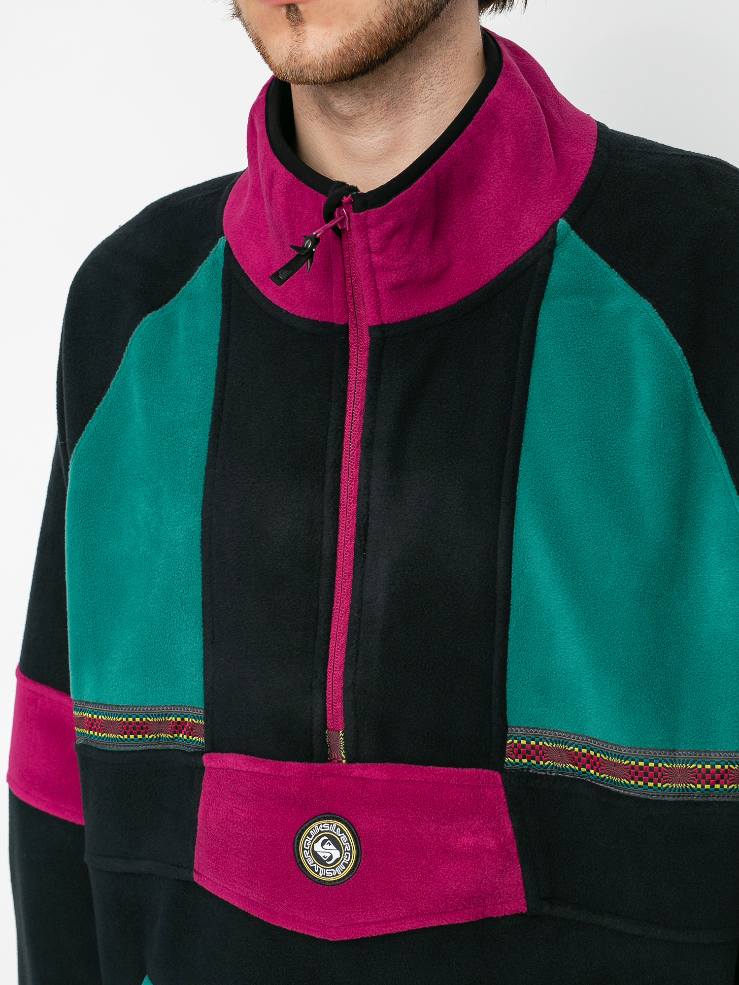 Mens Quiksilver Soul Power ZHD Active sweatshirt (true black)