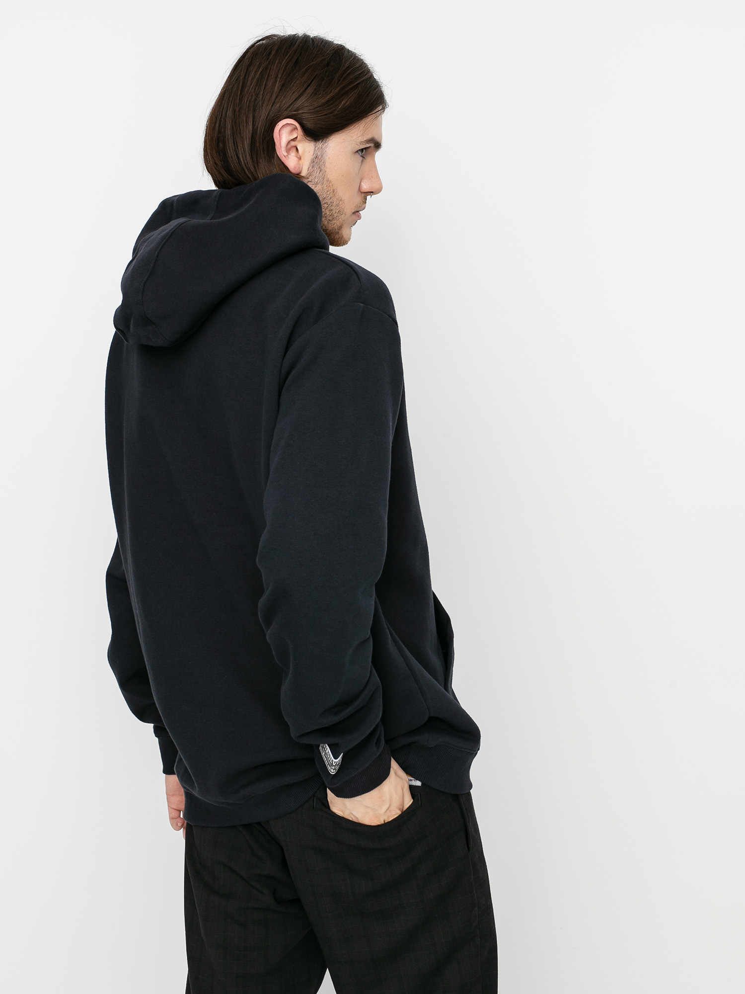 Mens Quiksilver Big Logo Snow HD Active sweatshirt (true black)