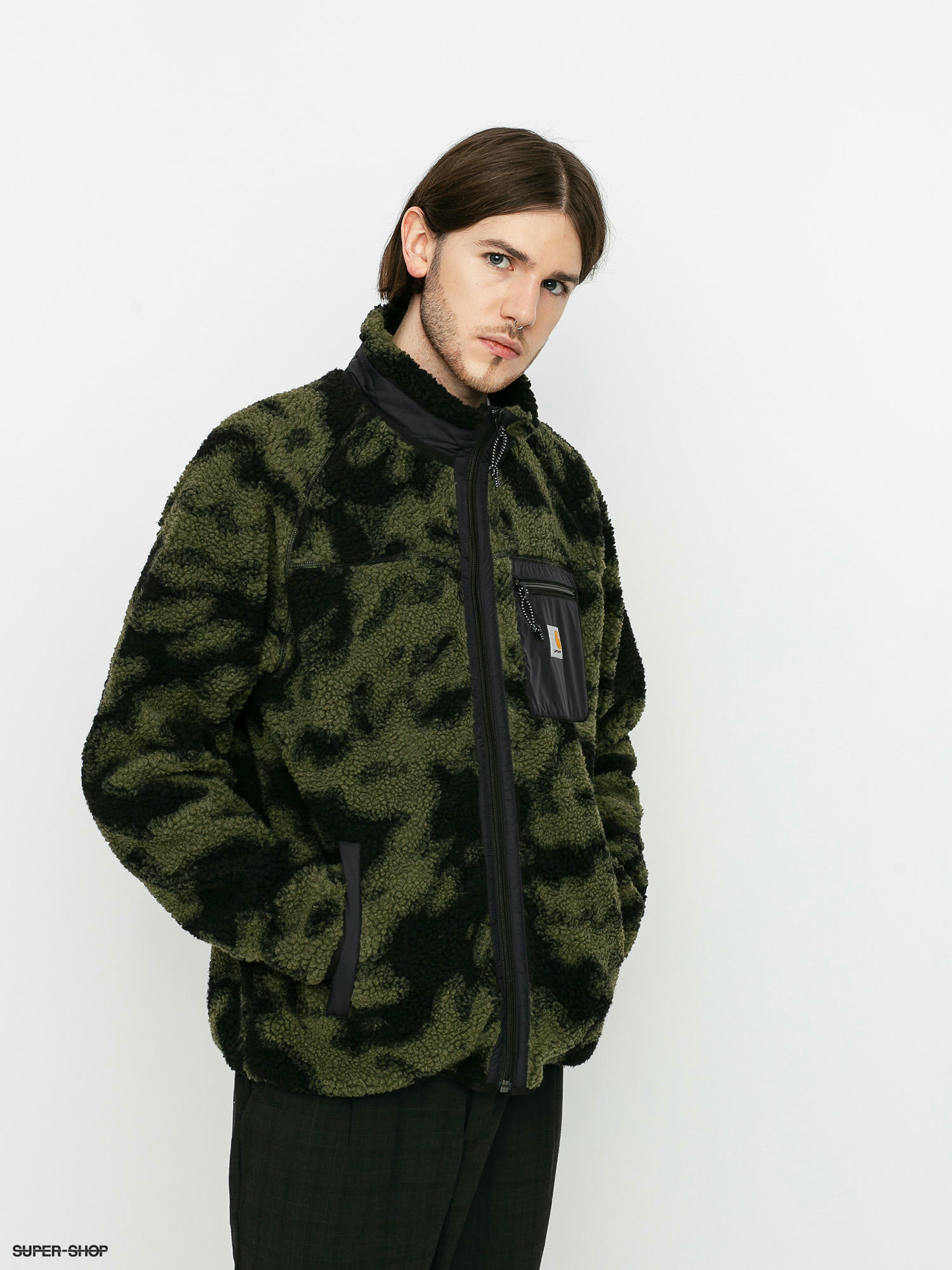 Carhartt WIP Prentis Liner Jacket (camo blur/green)