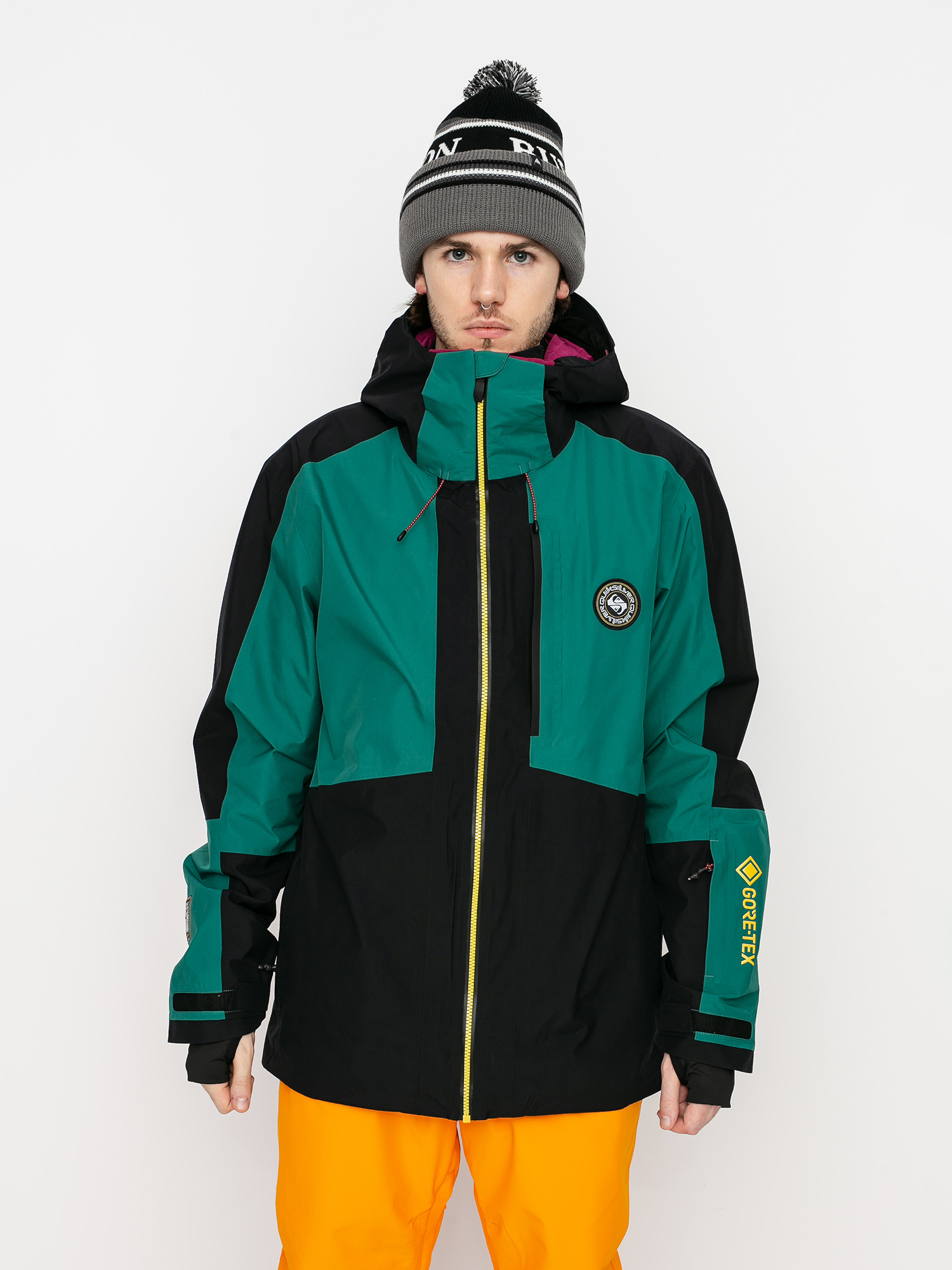 Mens Quiksilver Forever 2L Capsule Gore-Tex Snowboard jacket (antique green)