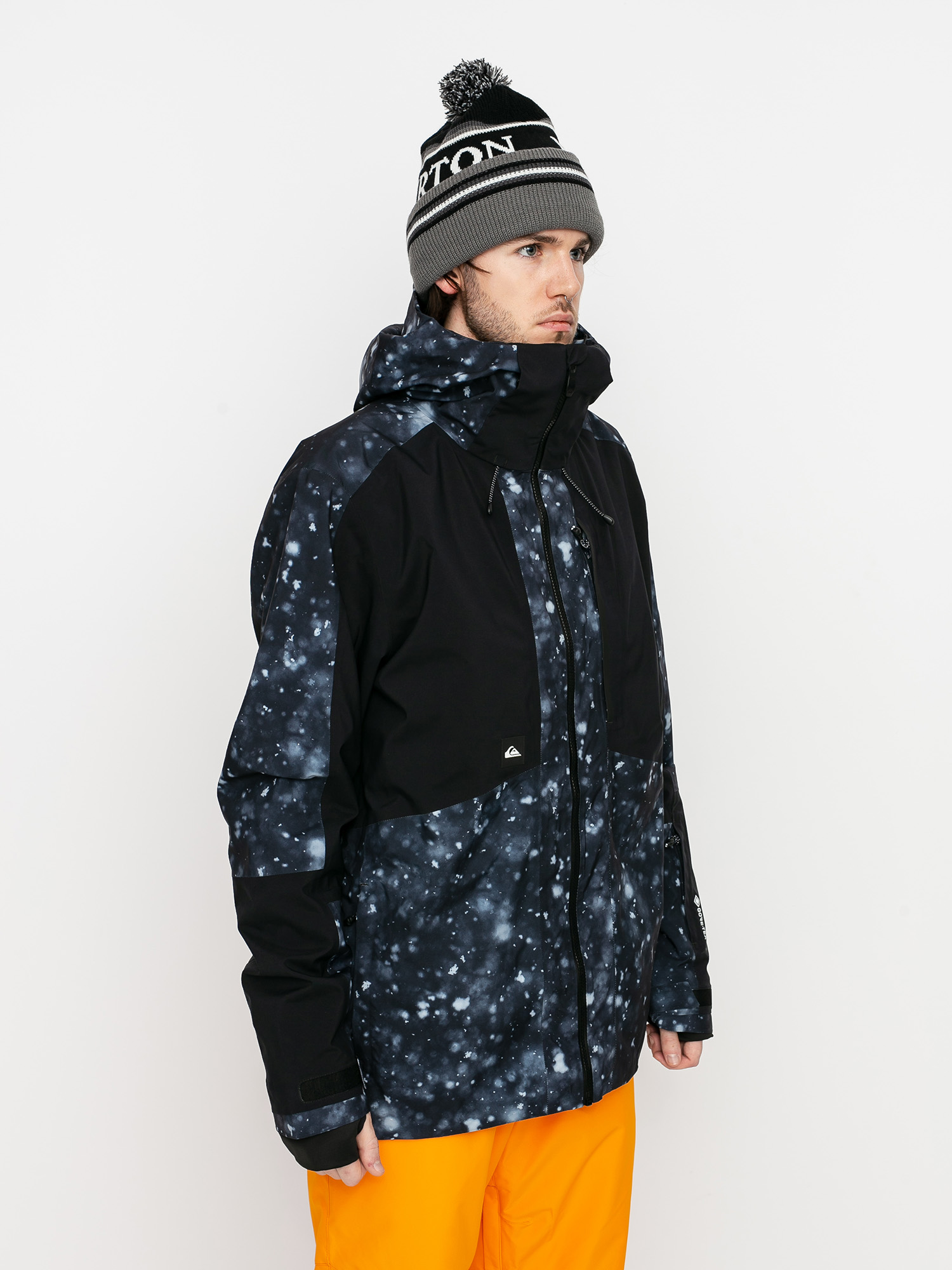 Herren Quiksilver Forever 2L Gore-Tex Snowboardjacke (true black woolflakes)