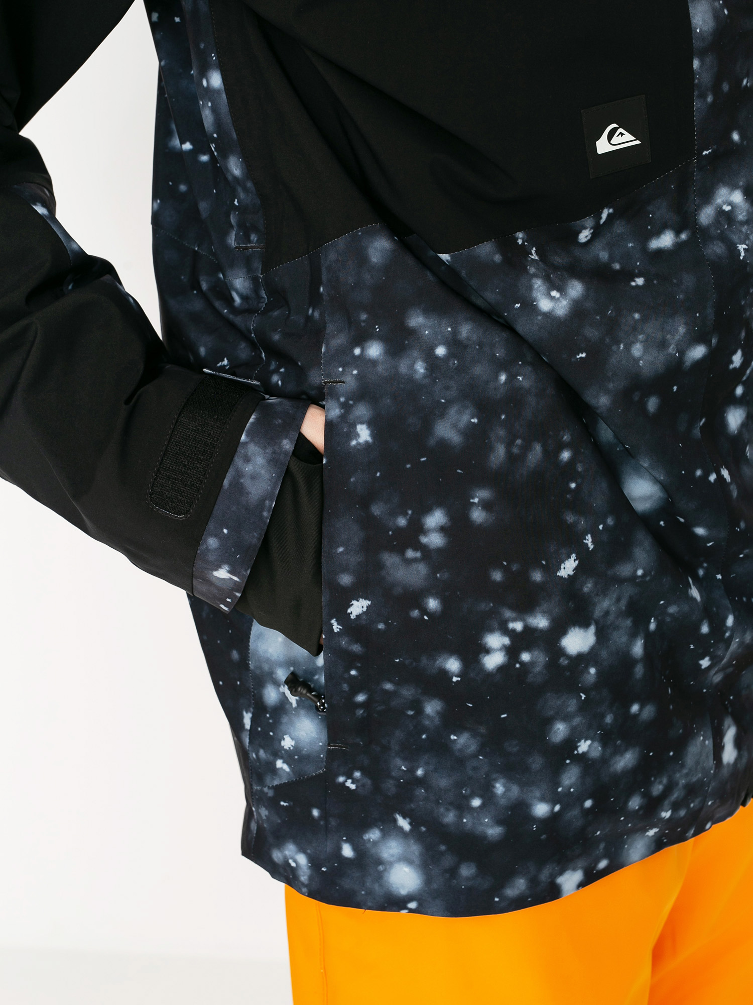 Herren Quiksilver Forever 2L Gore-Tex Snowboardjacke (true black woolflakes)