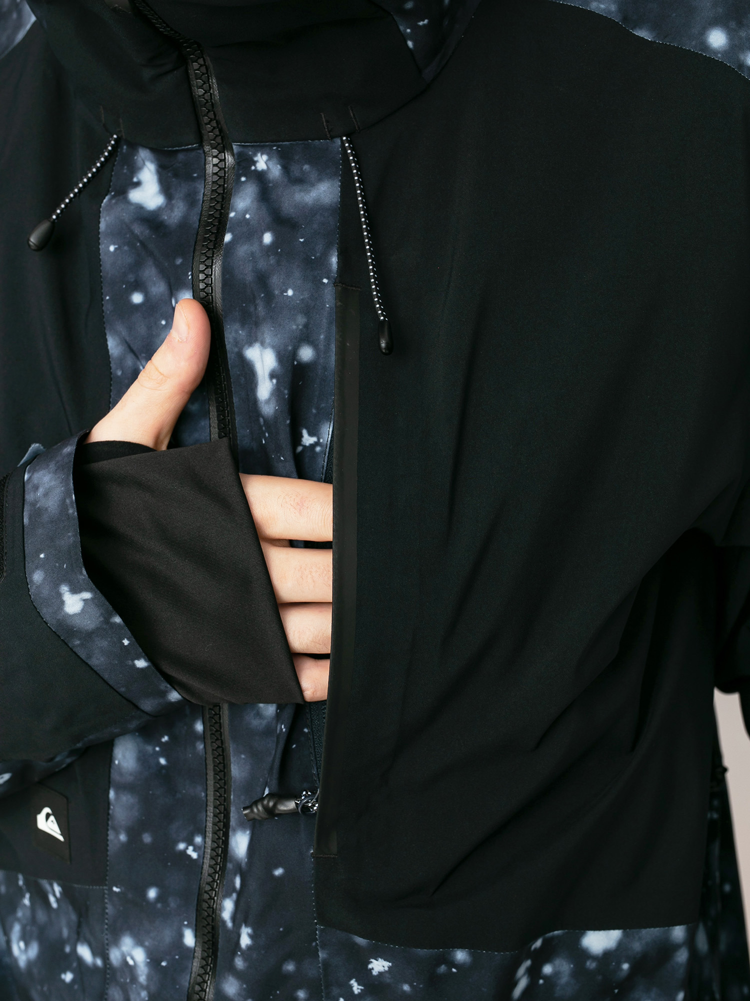 Herren Quiksilver Forever 2L Gore-Tex Snowboardjacke (true black woolflakes)