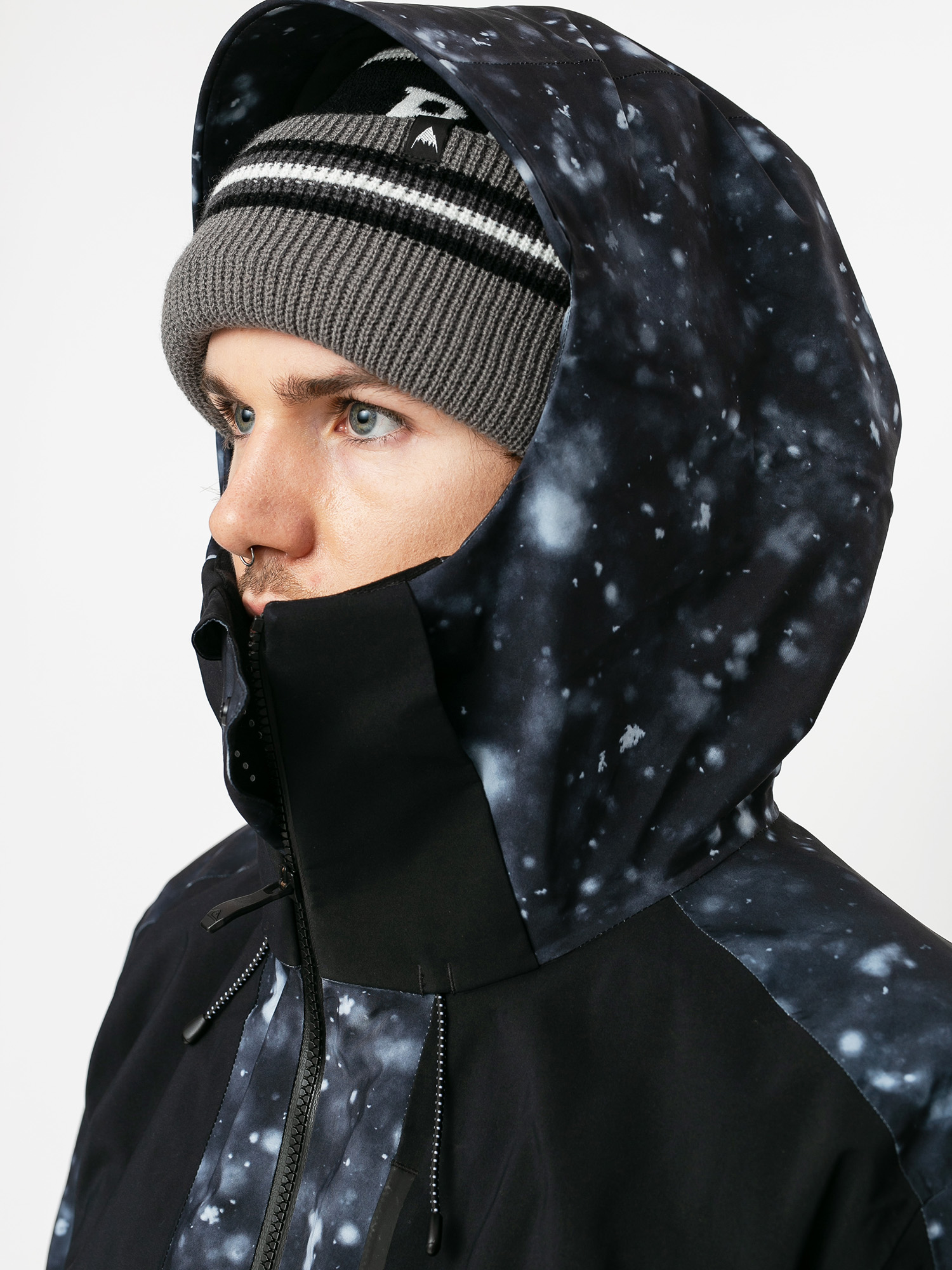 Herren Quiksilver Forever 2L Gore-Tex Snowboardjacke (true black woolflakes)