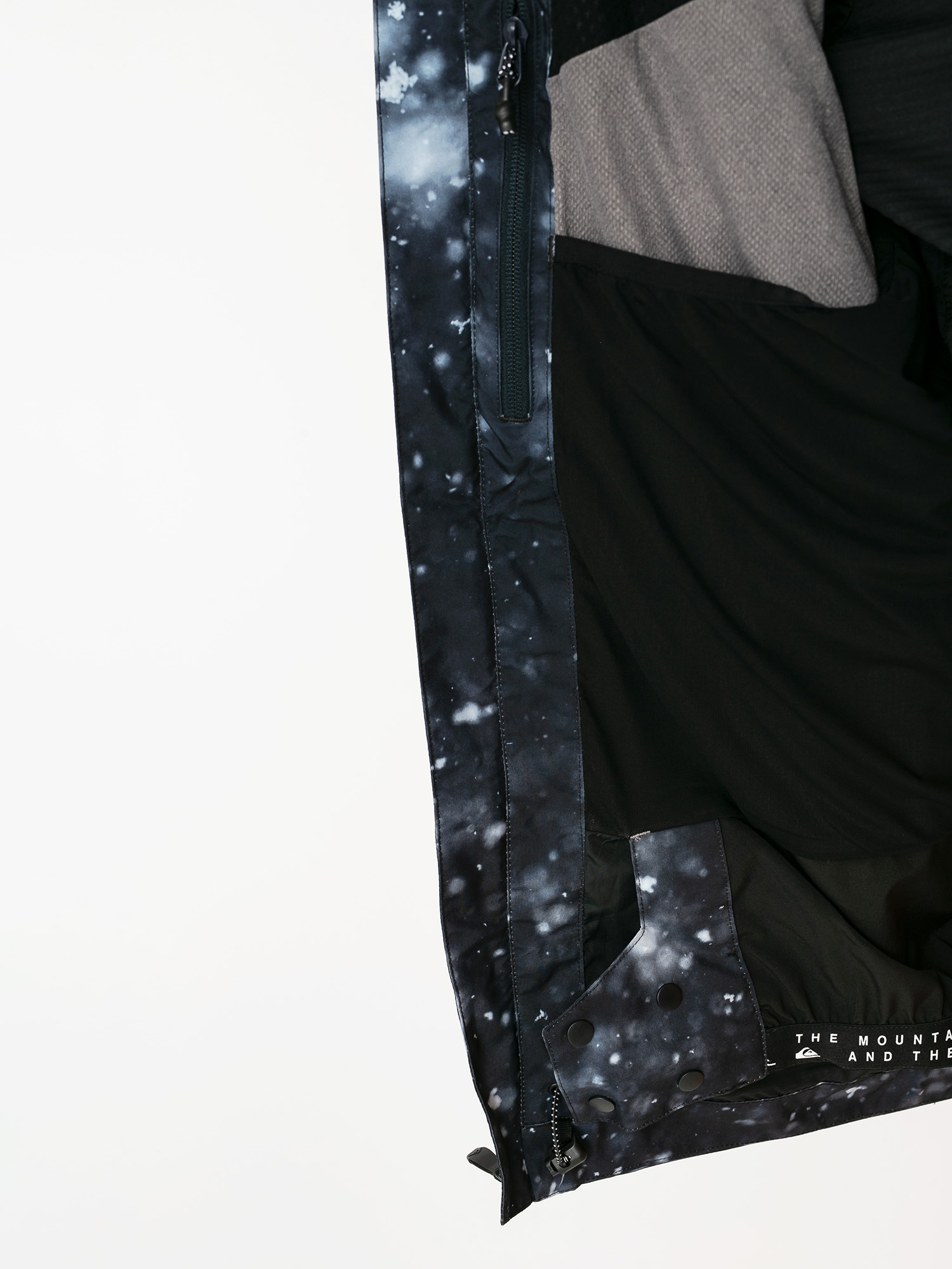 Herren Quiksilver Forever 2L Gore-Tex Snowboardjacke (true black woolflakes)