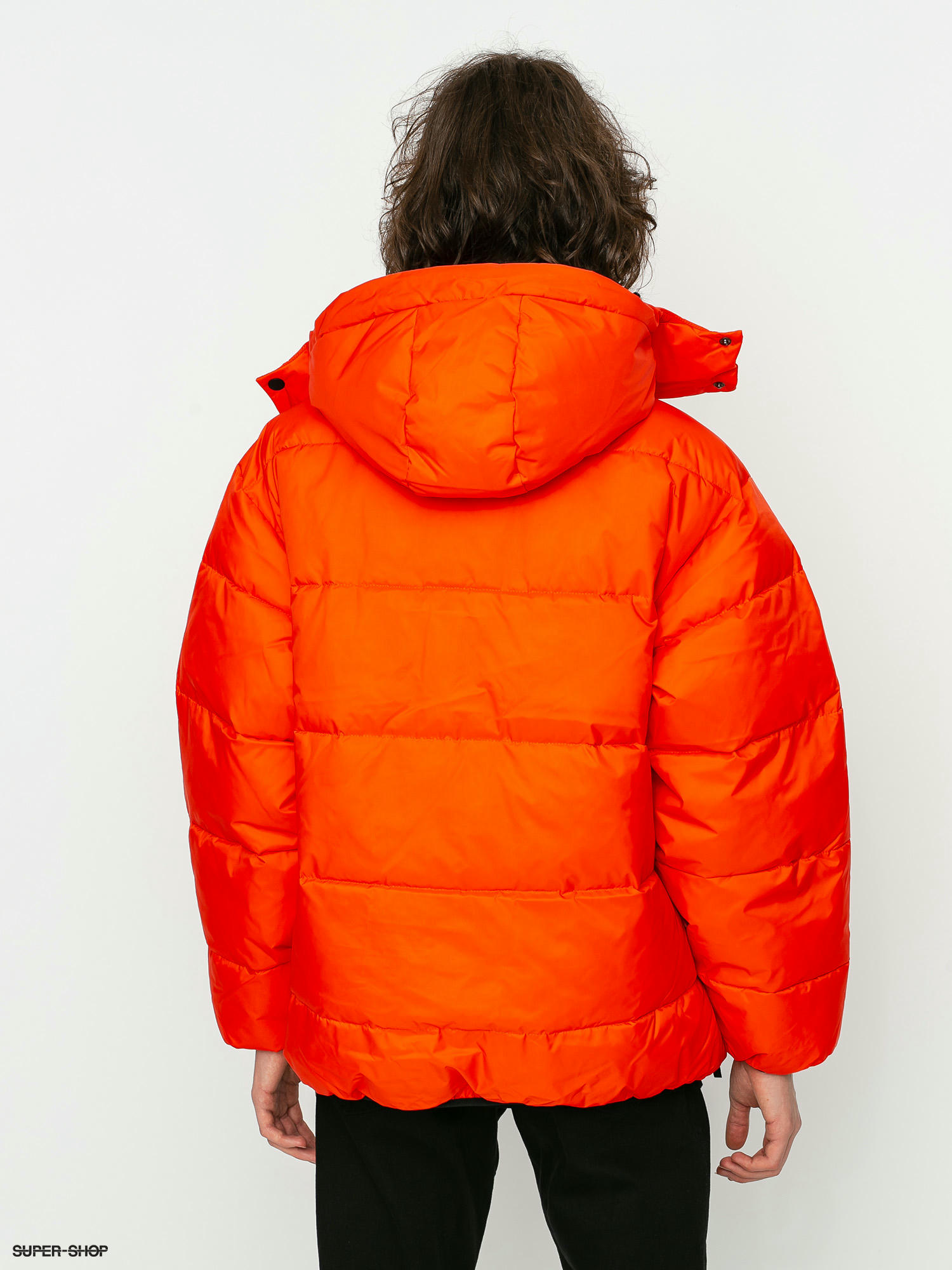 Orange pullover jacket best sale