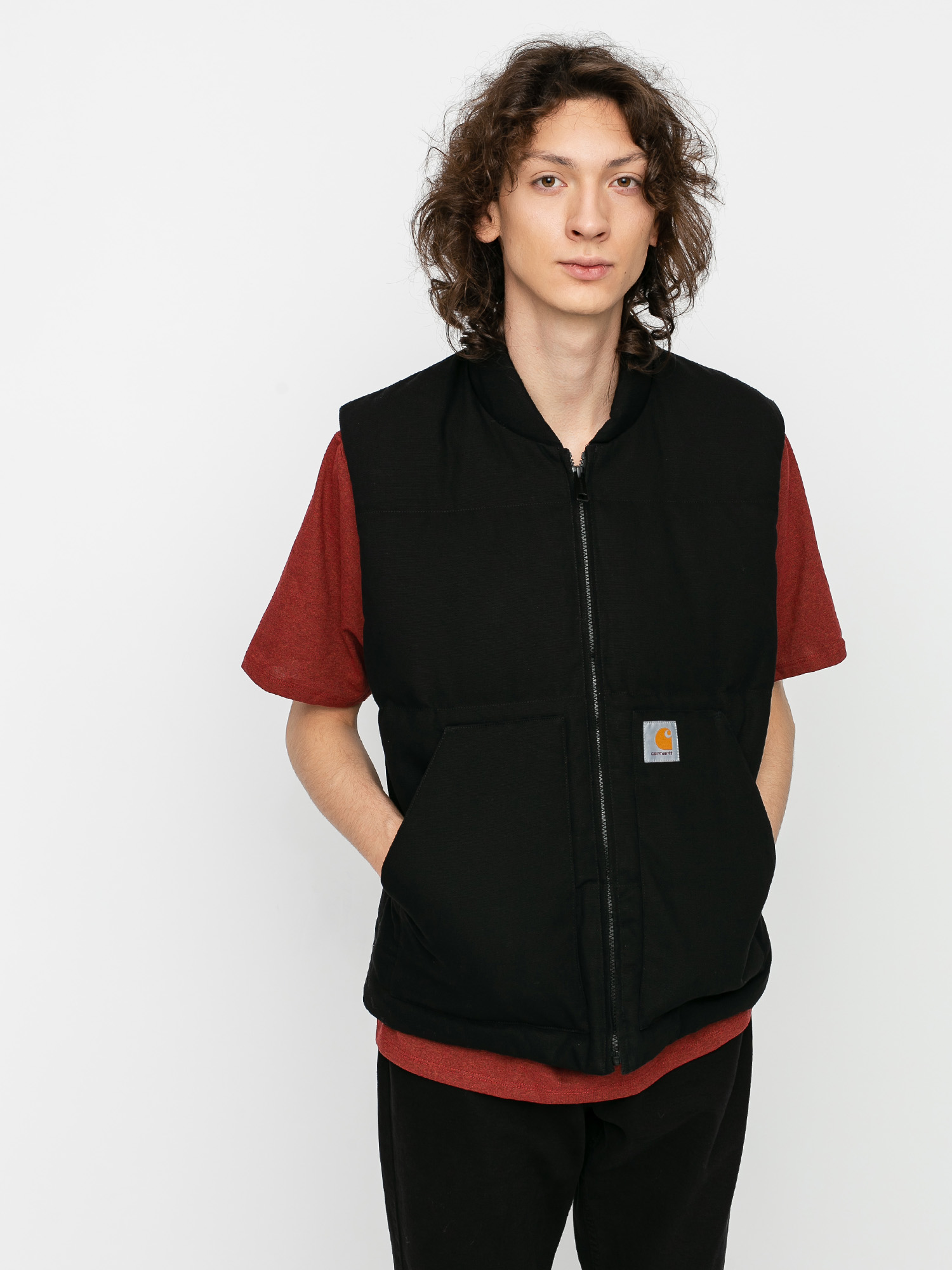 Carhartt WIP Brooke Vest Jacket (black)