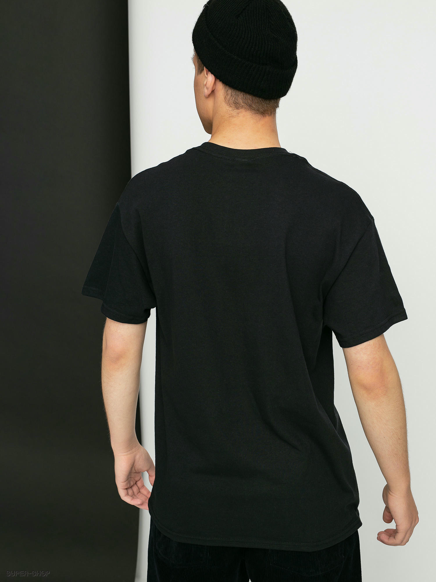 Thrasher T-shirt Flame Logo (black)