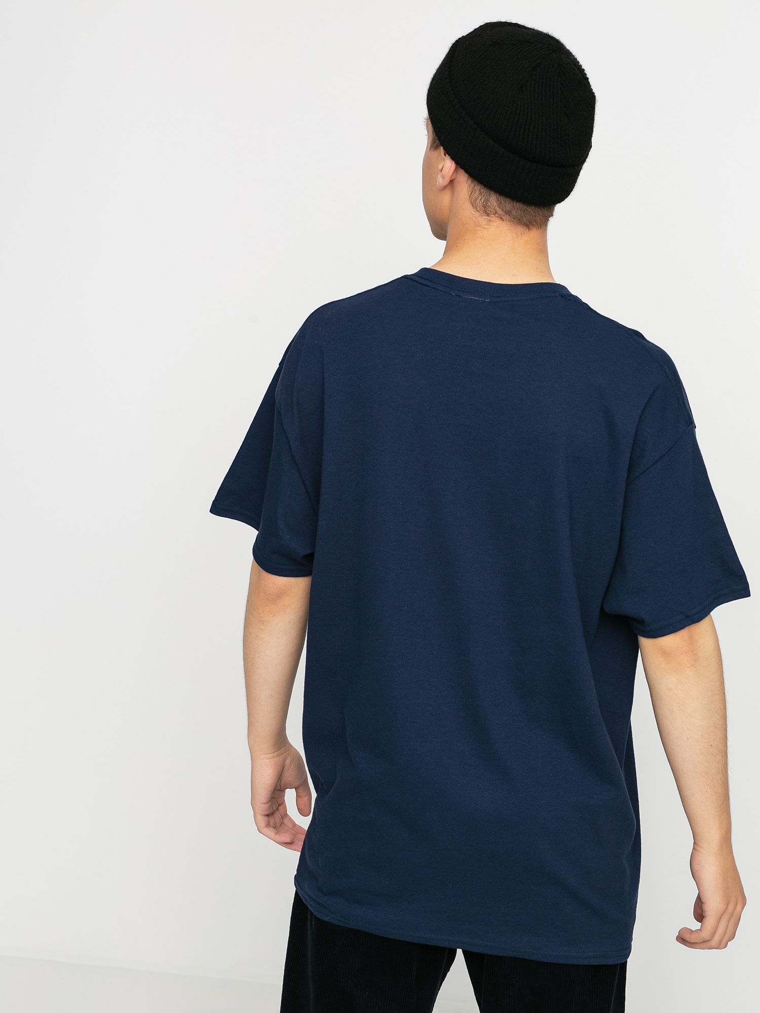 Thrasher T-Shirt Flame Logo (navy/blue)
