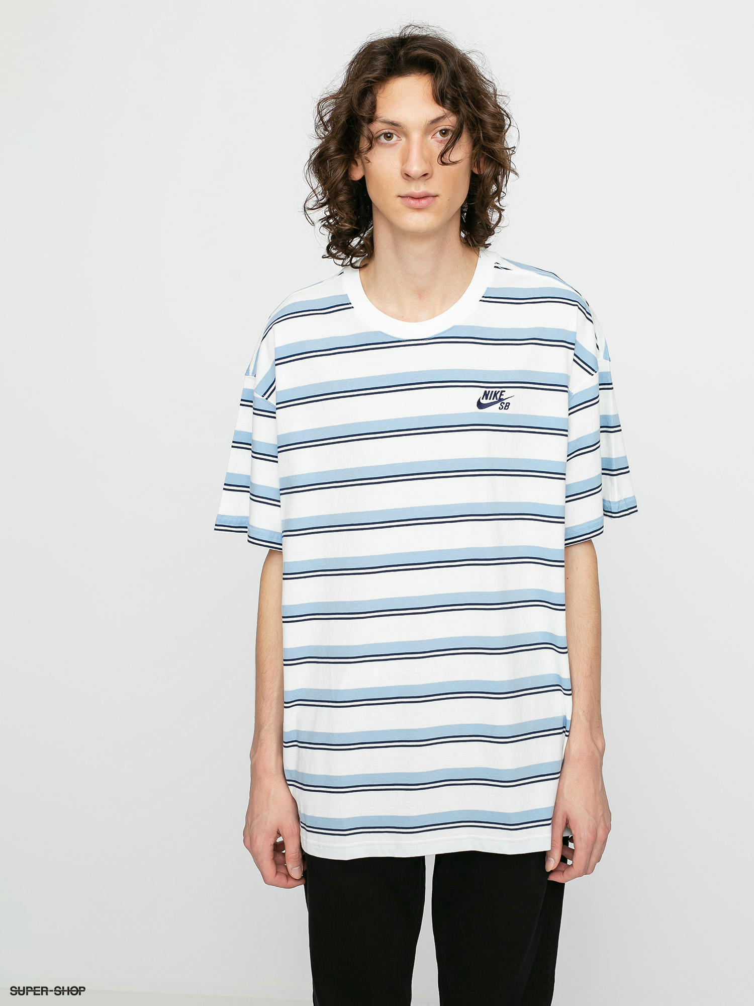 Nike SB Stripe T-shirt (sail/mystic navy)