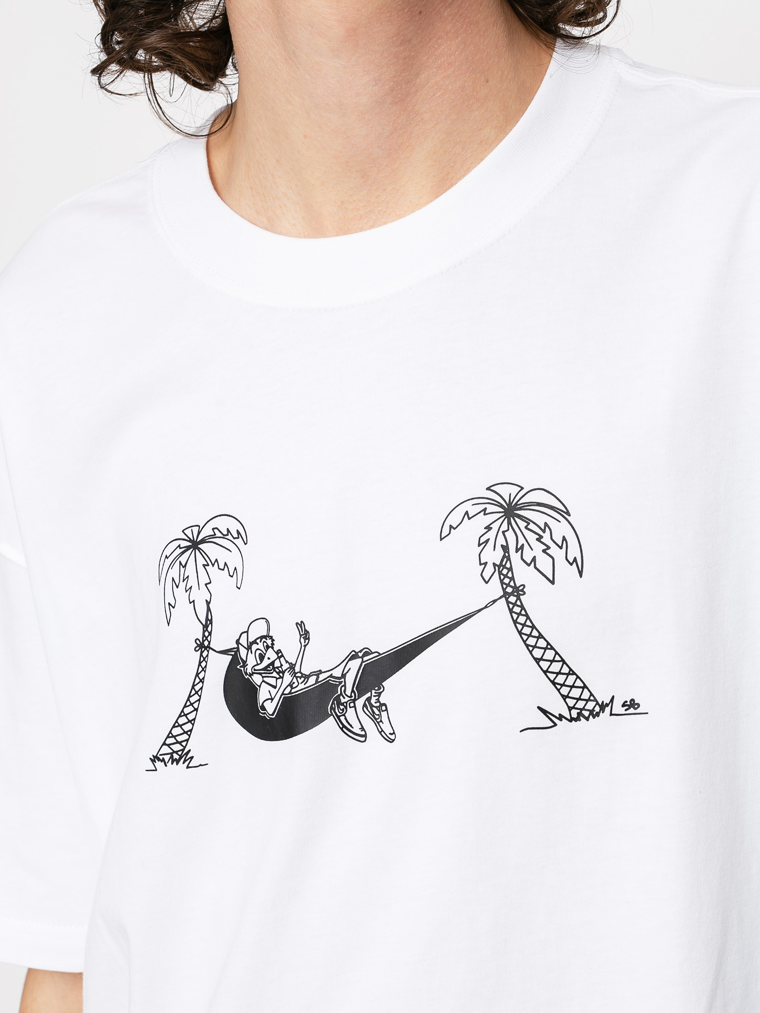 Nike SB Hammock T-shirt white (white/black) - Main Image