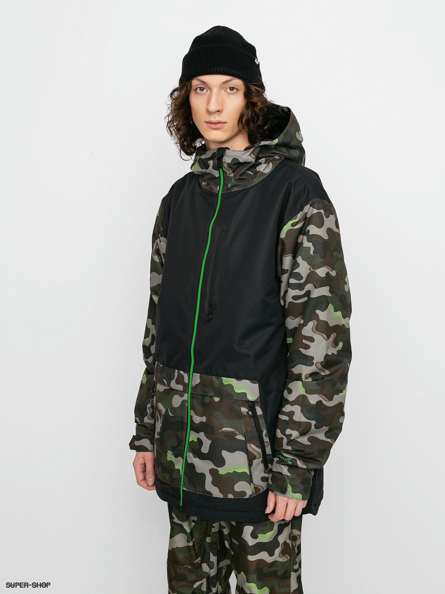 volcom tie dye snowboard jacket