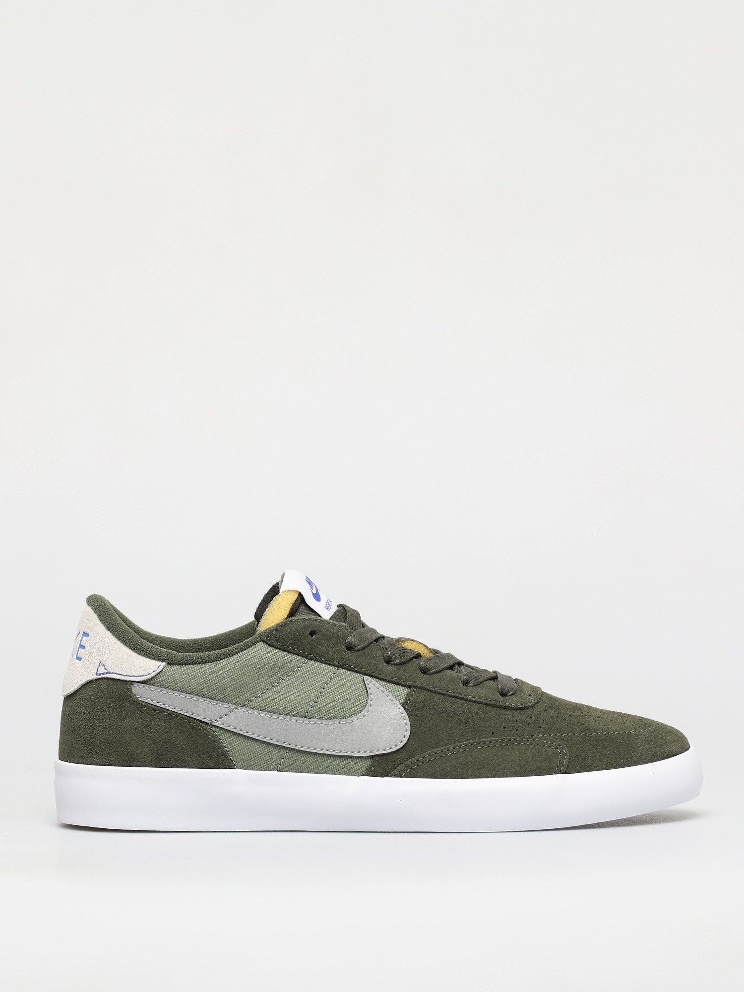 Nike SB Heritage Vulc Prm Shoes (cargo khaki/medium grey spiral sage)