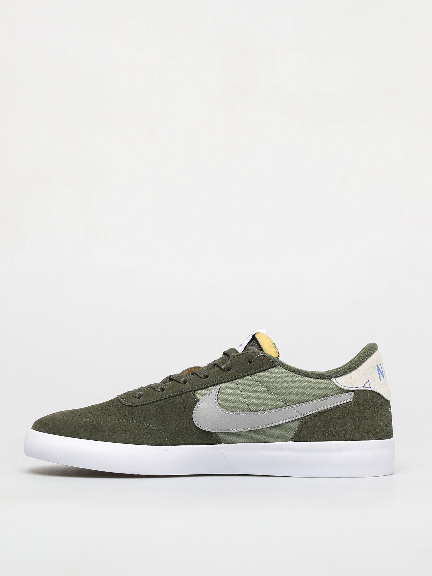 Nike SB Heritage Vulc Prm Shoes (cargo khaki/medium grey spiral sage)