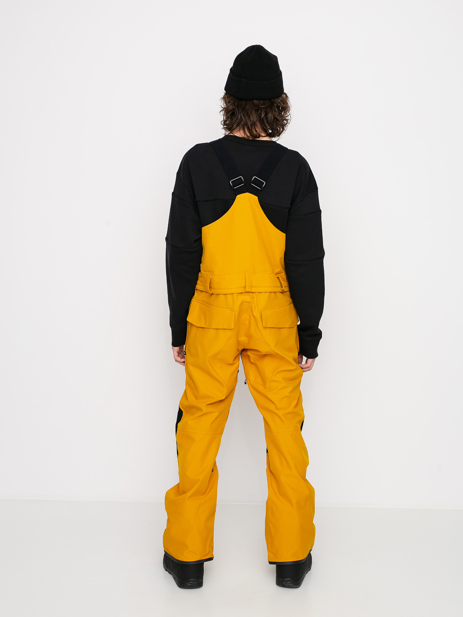 Mens Volcom Roan Bib Overall Snowboard pants (resin gold)
