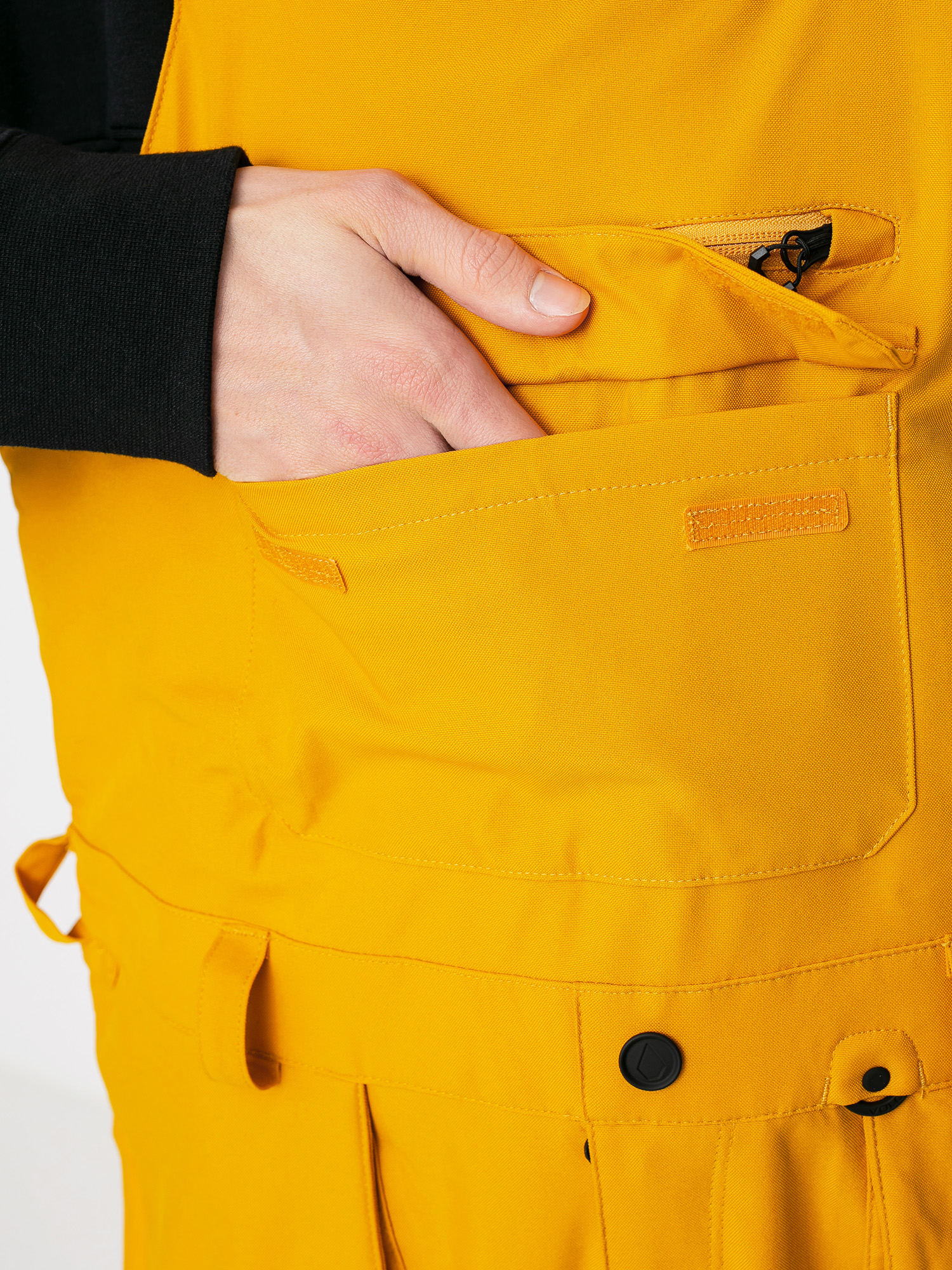 Mens Volcom Roan Bib Overall Snowboard pants (resin gold)