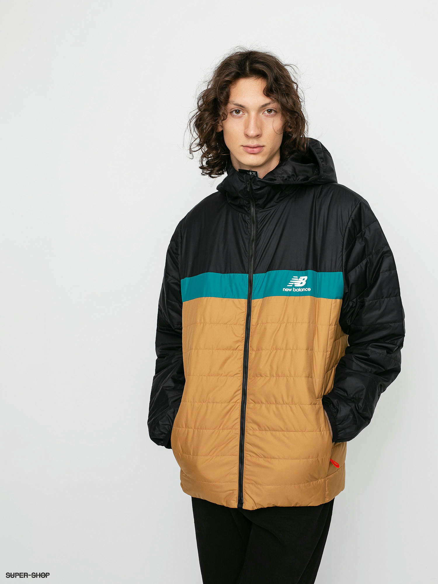 NEW BALANCE NB Essentials Coaches Jacket | Sage green Men's Jacket | YOOX