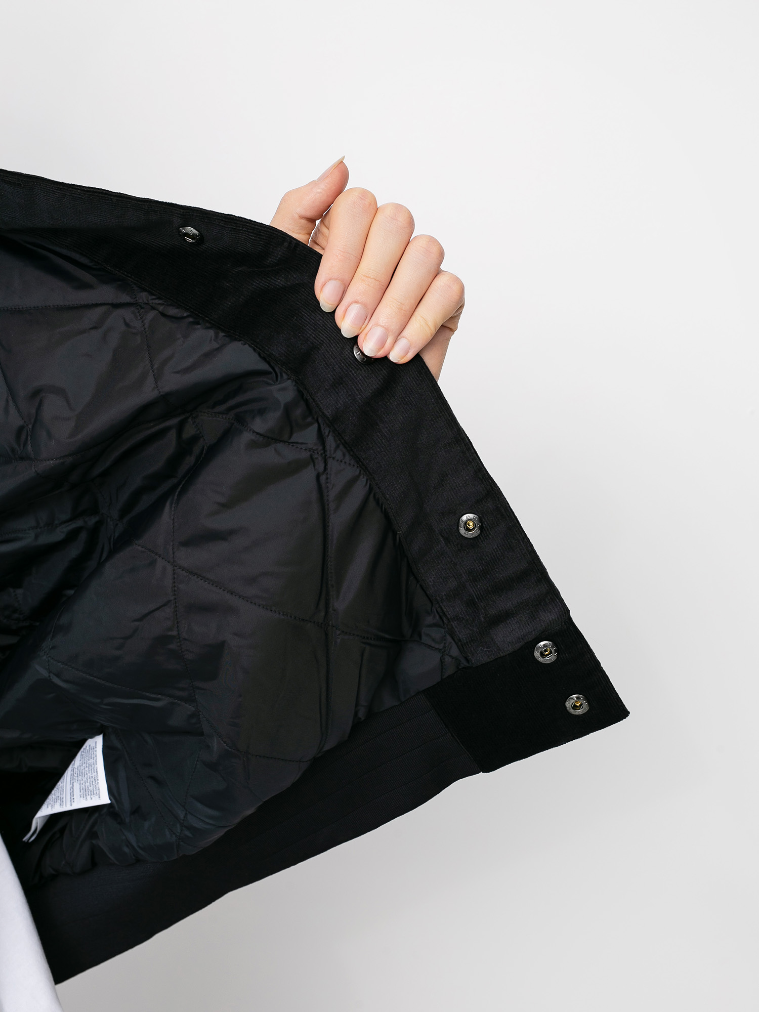 Nike SB Corduroy Bomber Jacket (black/black/university red/black)