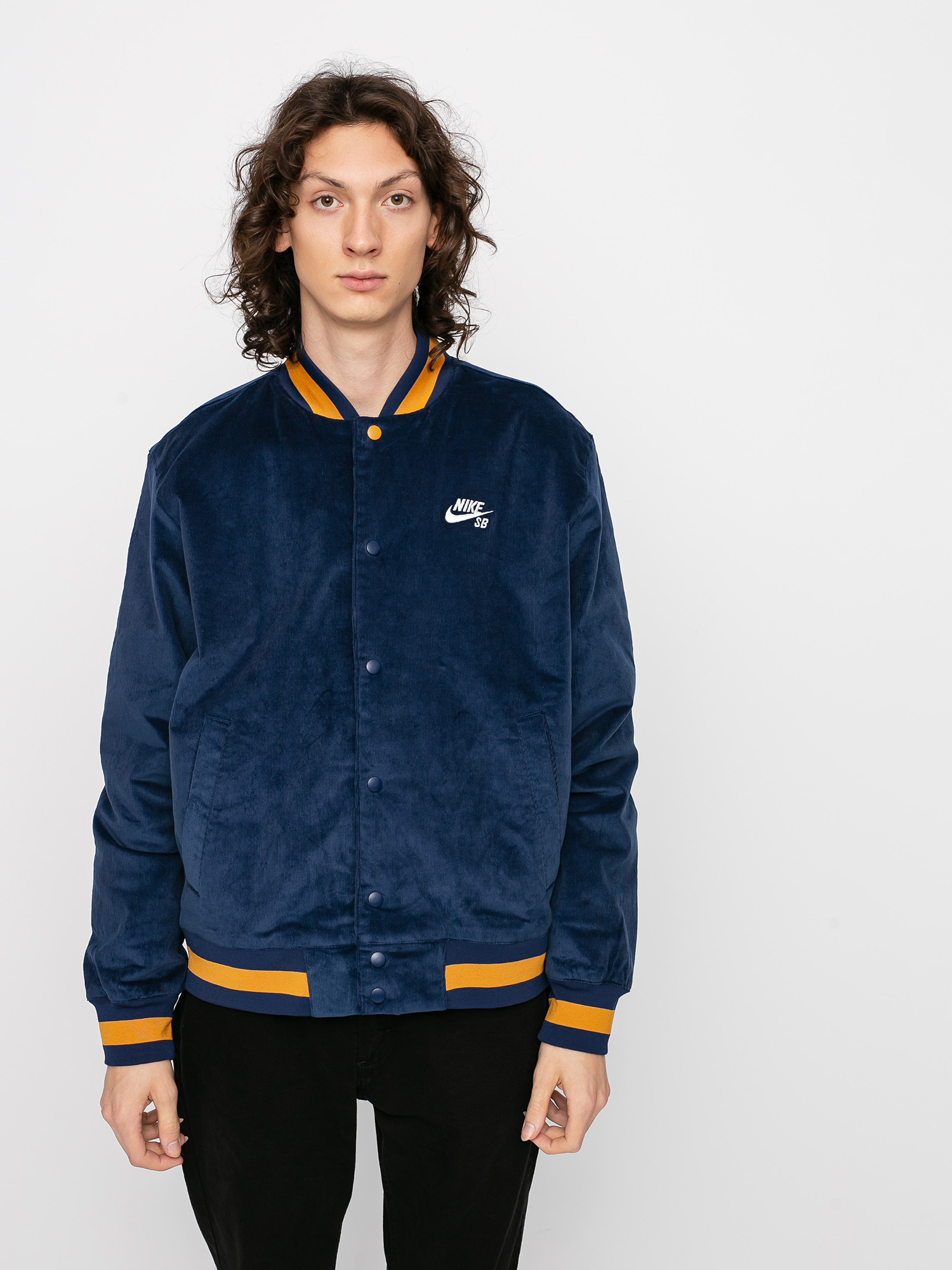Nike SB Corduroy Bomber Jacket (midnight navy/midnight navy/chutney/sail)