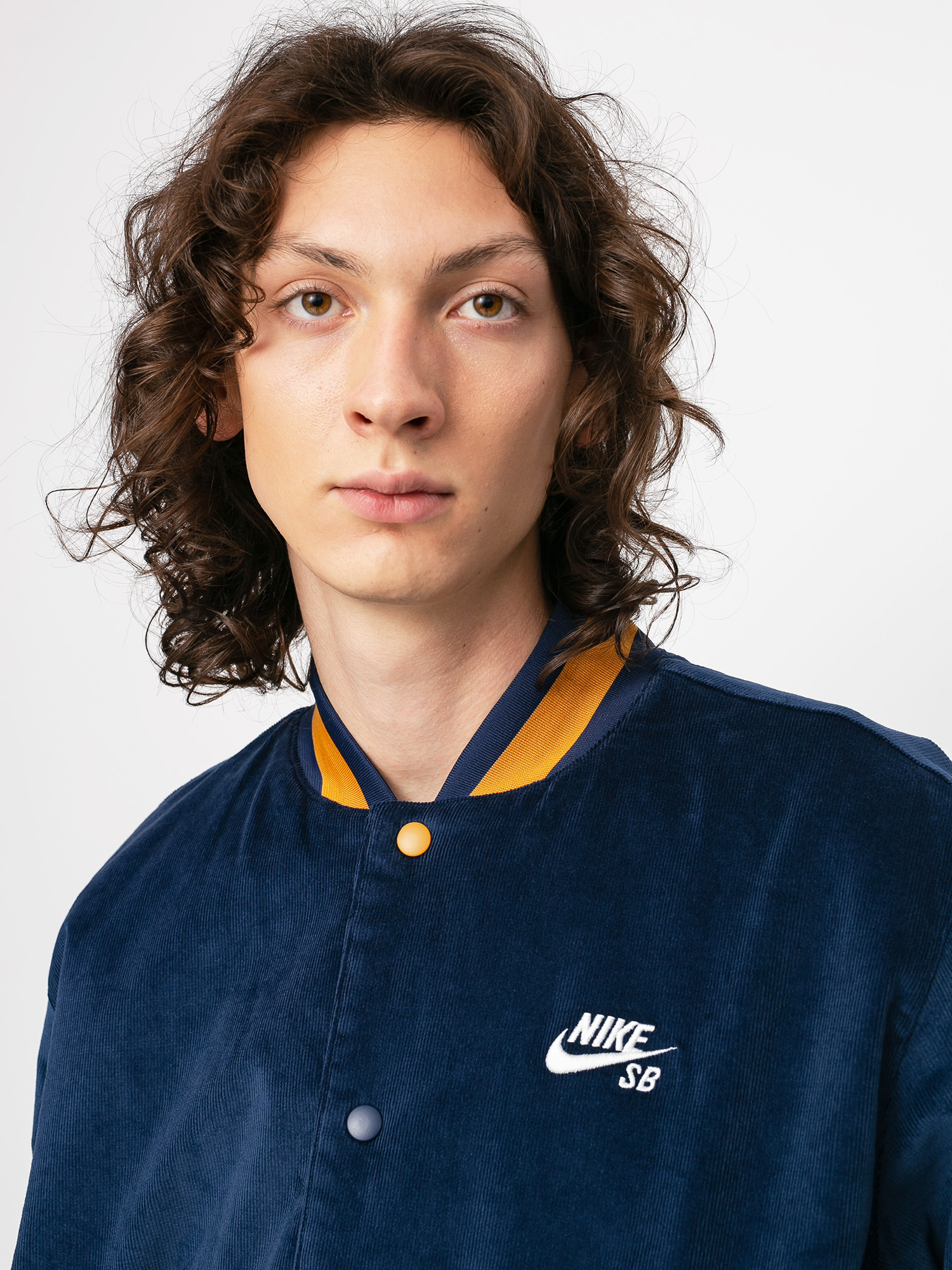 Nike SB Corduroy Bomber Jacket (midnight navy/midnight navy/chutney/sail)