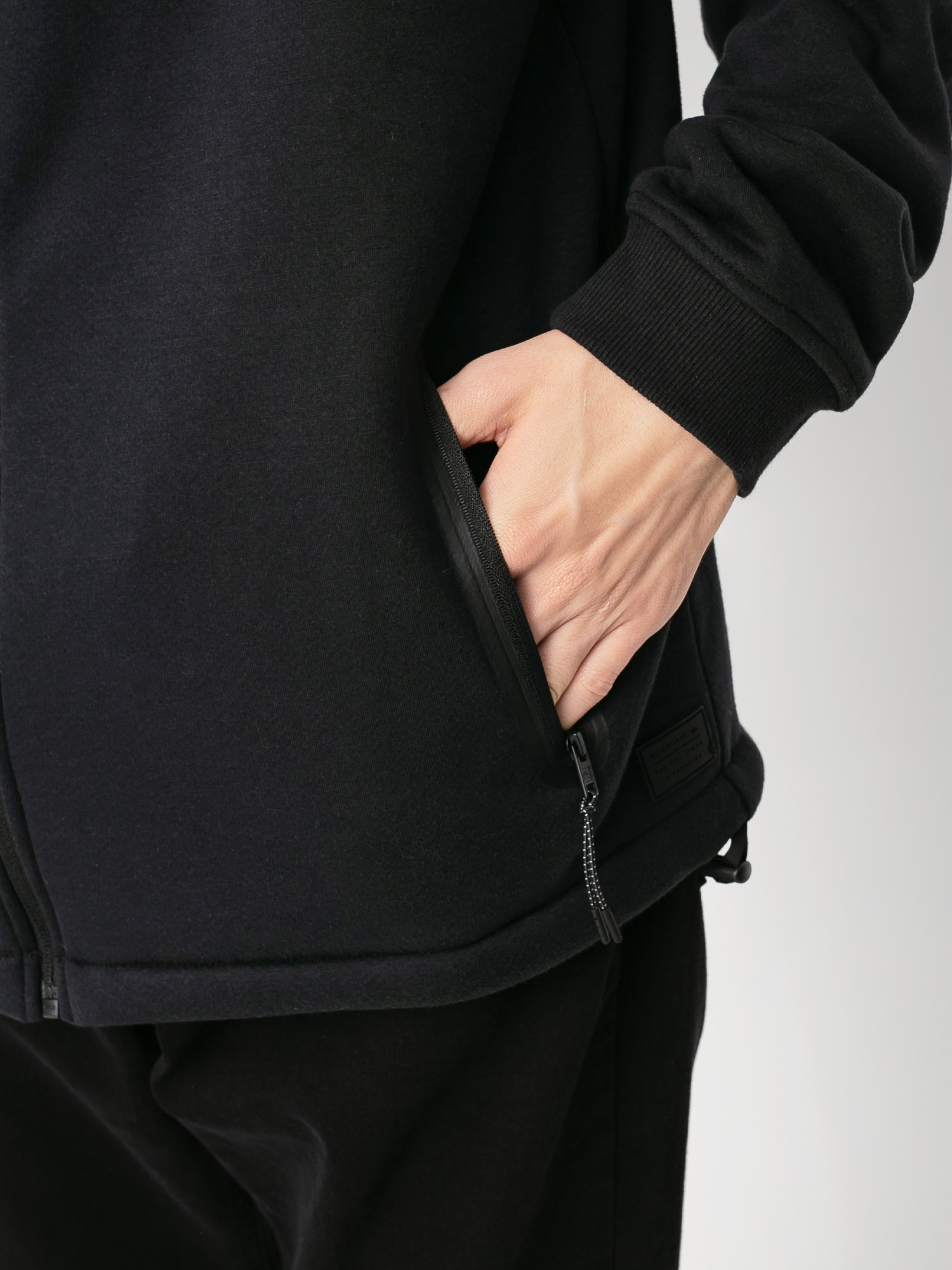 Quiksilver Kurow Sherpa ZHD Hoodie (black)