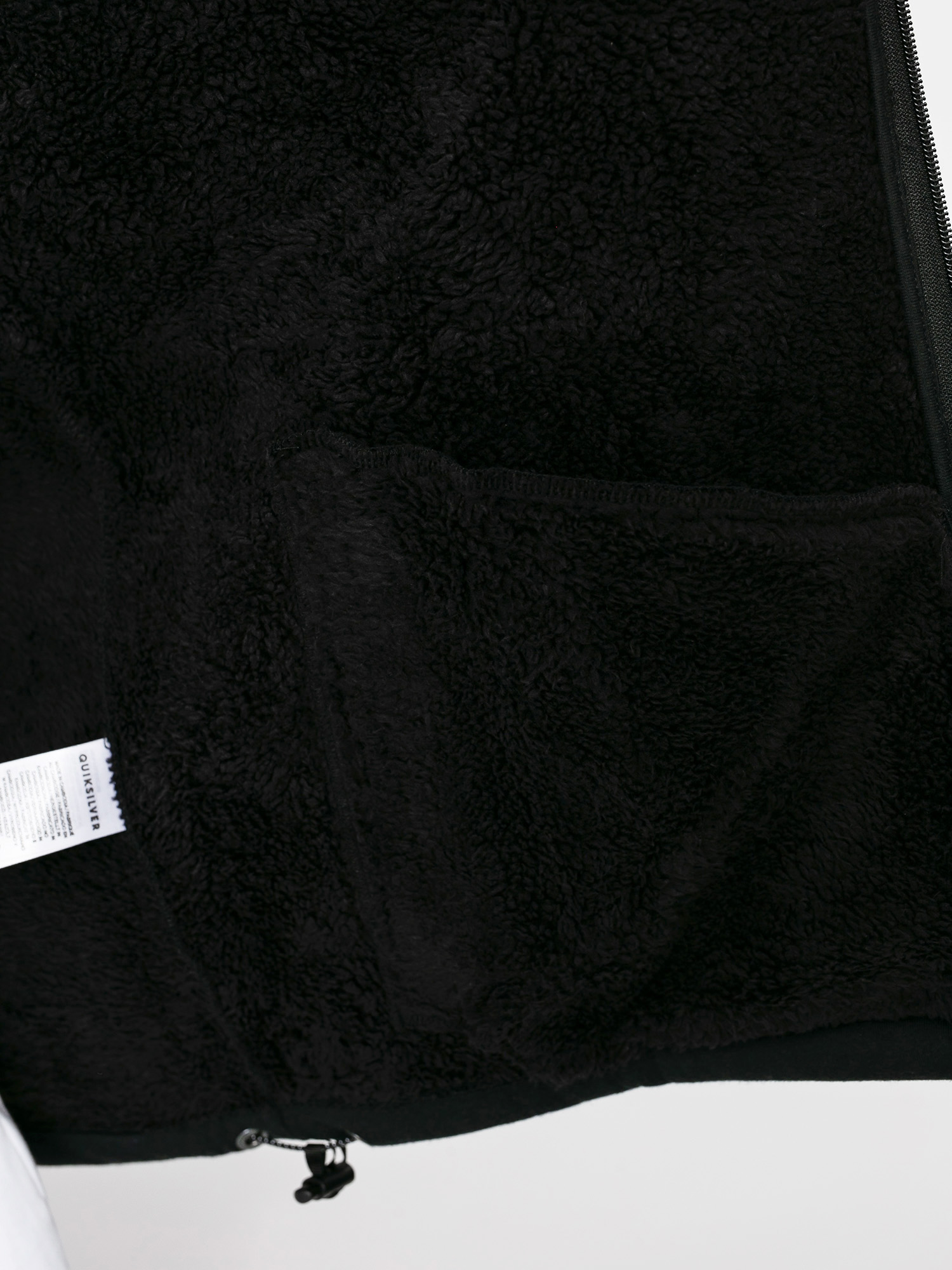 Quiksilver Kurow Sherpa ZHD Hoodie (black)