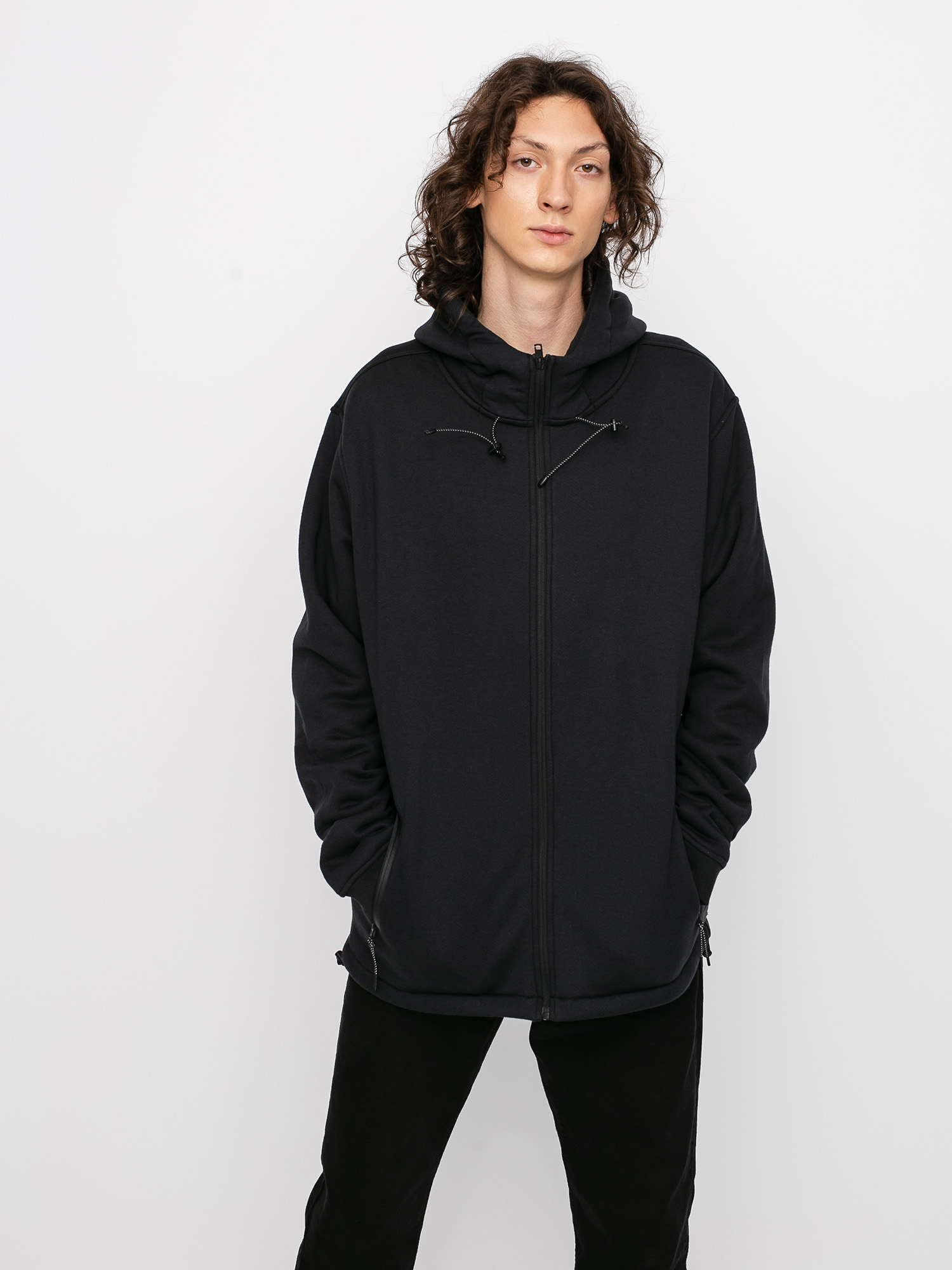 Quiksilver Kurow Sherpa ZHD Hoodie (black)