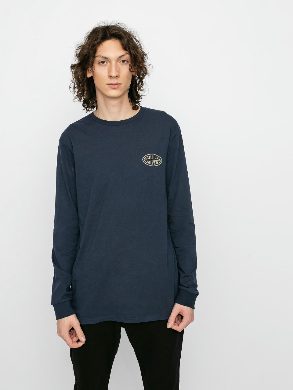 Quiksilver Far Behind Longsleeve - navy blue (parisian night)