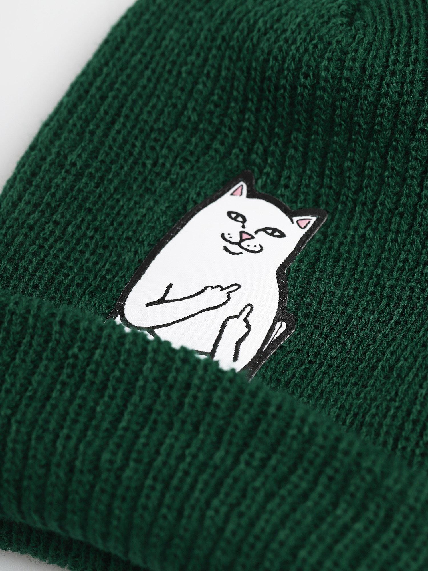 RipNDip Mütze Lord Nermal Rib Beanie (forest)