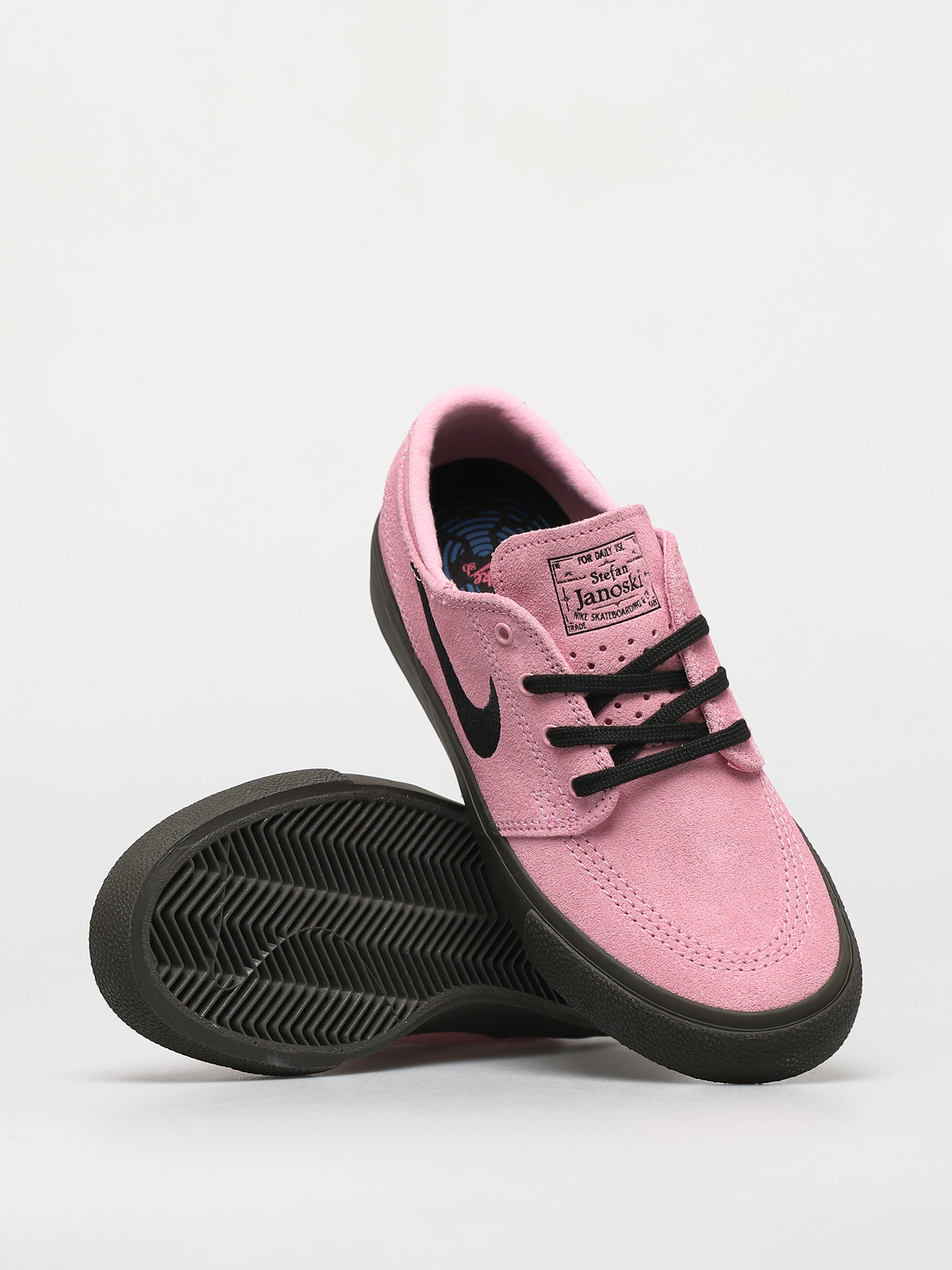 Nike SB Zoom Janoski Rm Shoes (pink rise/black pink rise newsprint)