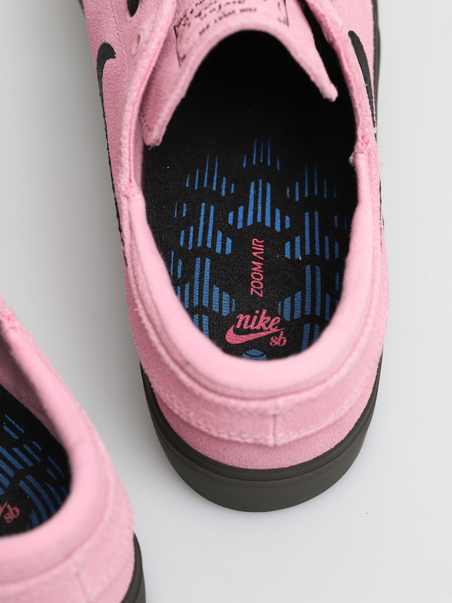 Nike SB Zoom Janoski Rm Shoes (pink rise/black pink rise newsprint)