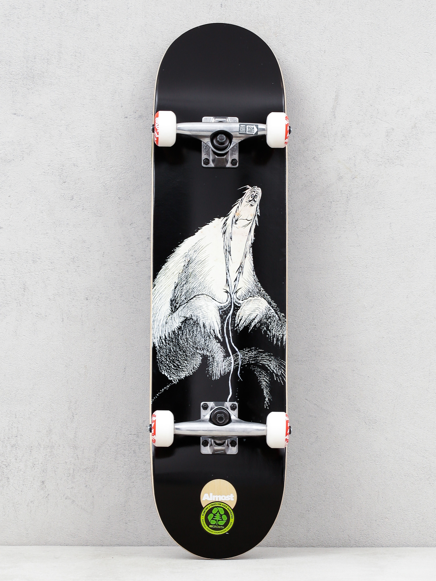 Almost Dr Secret Skateboard (black)