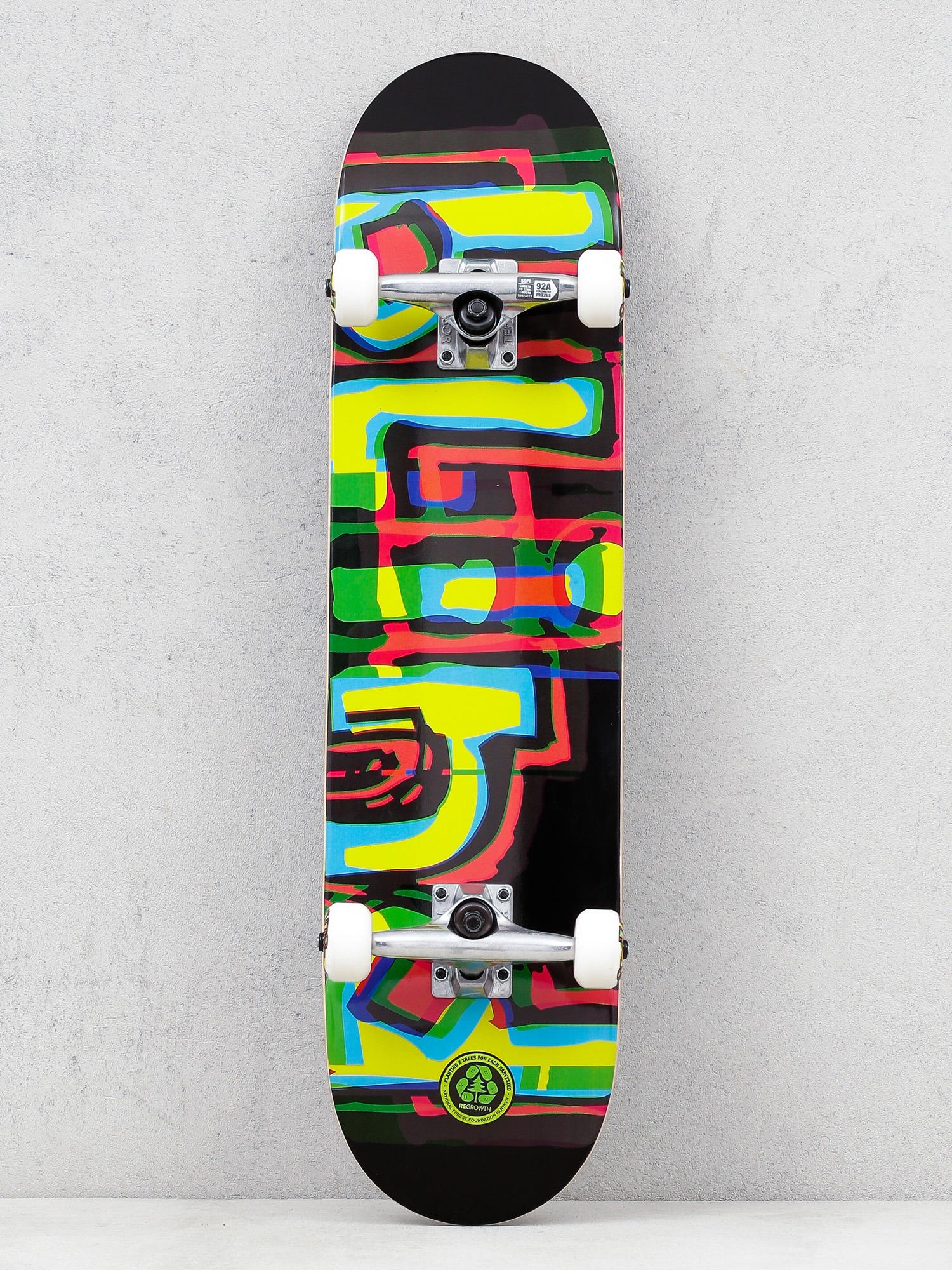 Blind Logo Glitch Skateboard (black)