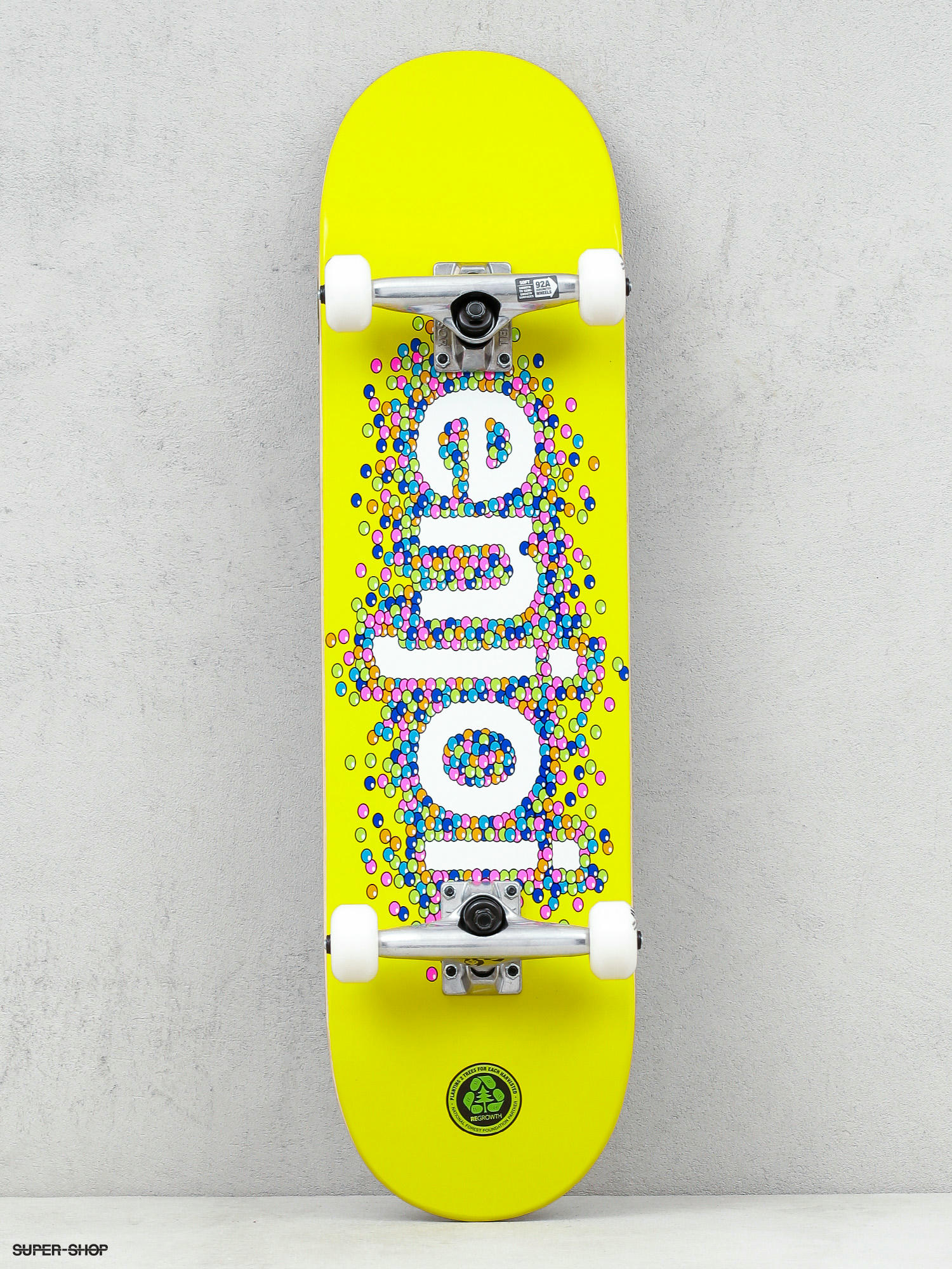 Enjoi Candy Coated Skateboard (yellow)