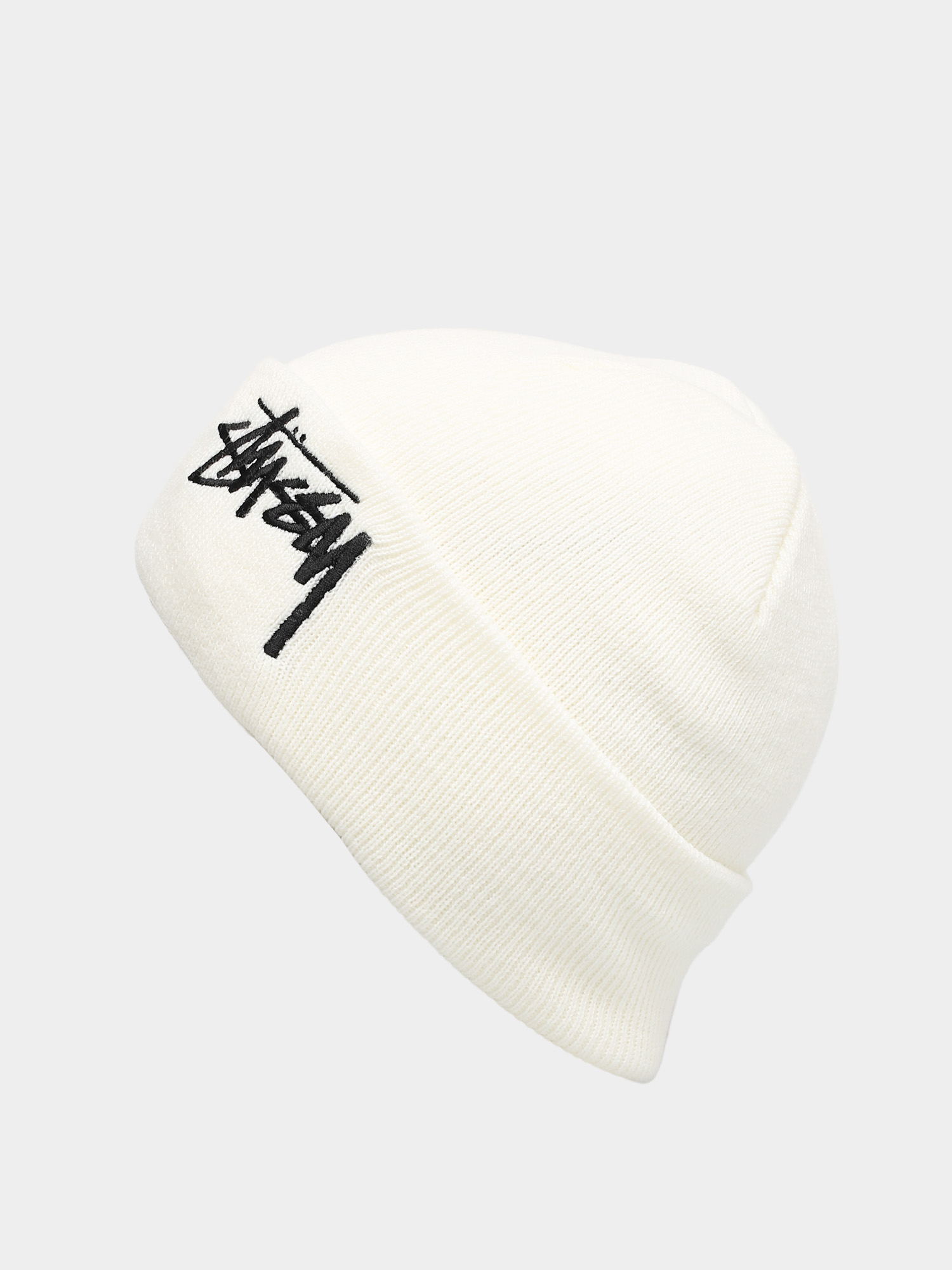 Stussy Big Stock Cuff Mütze (off white)
