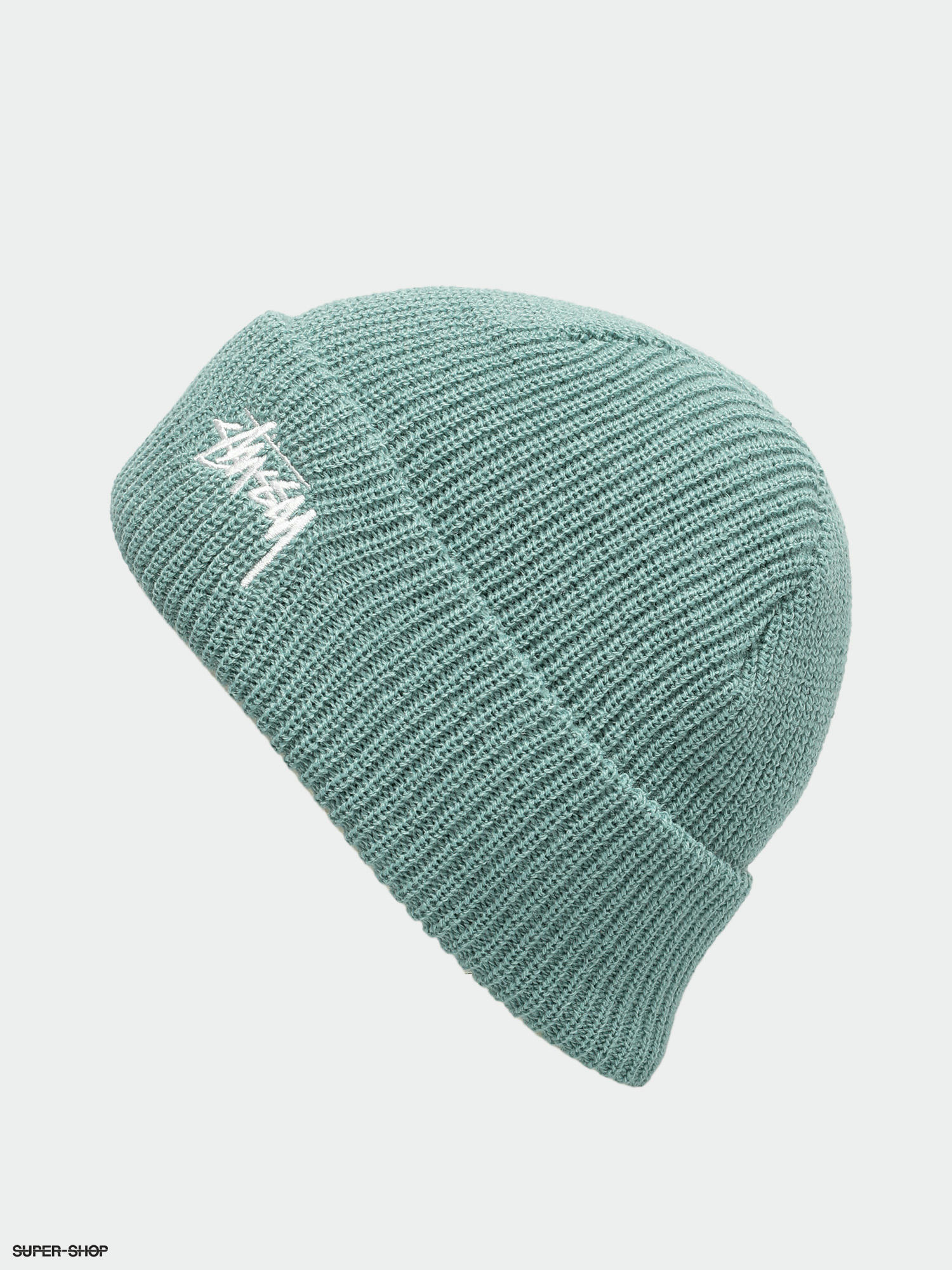 stussy green beanie