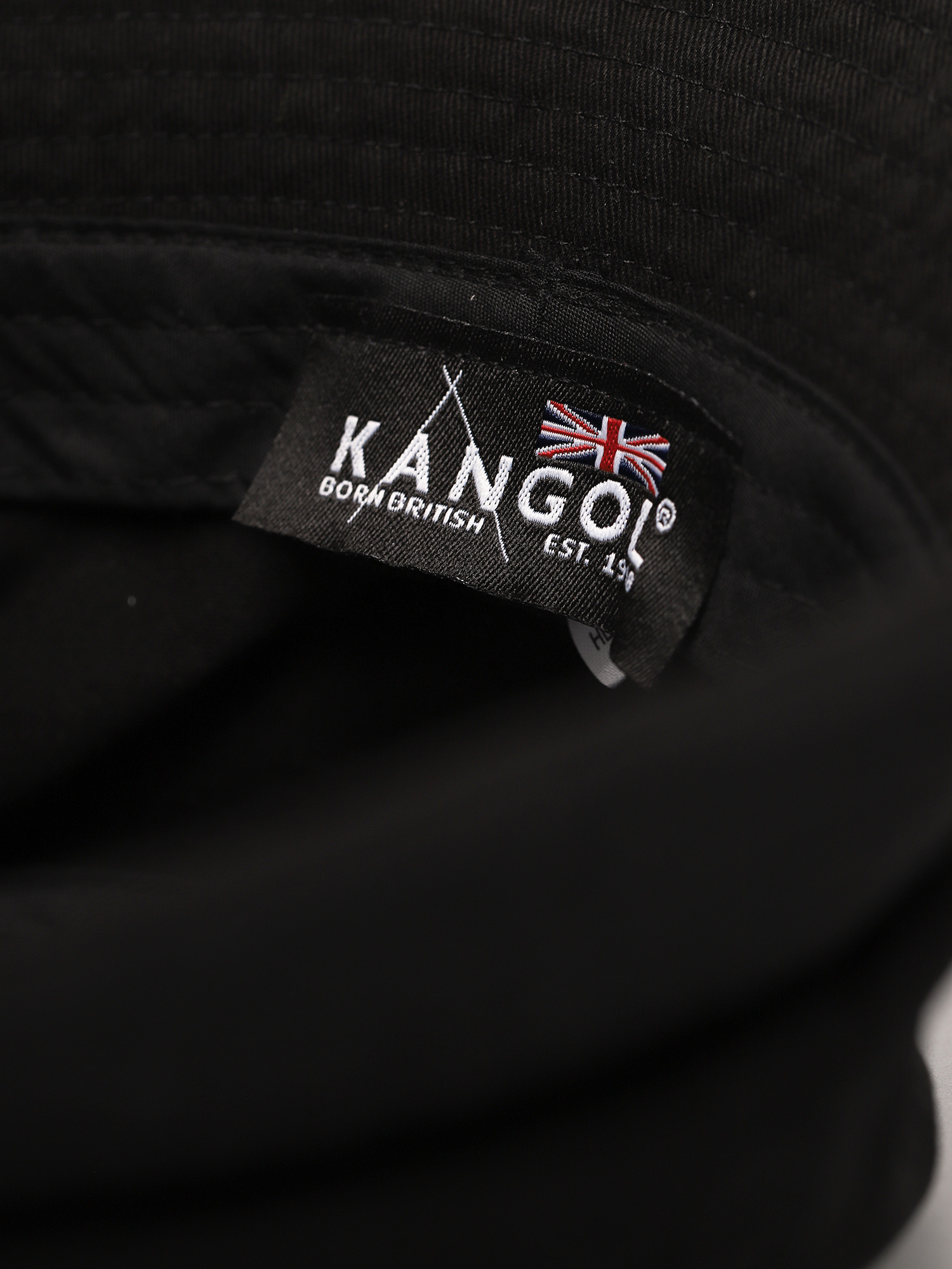 Kangol Washed Bucket Hat (black)