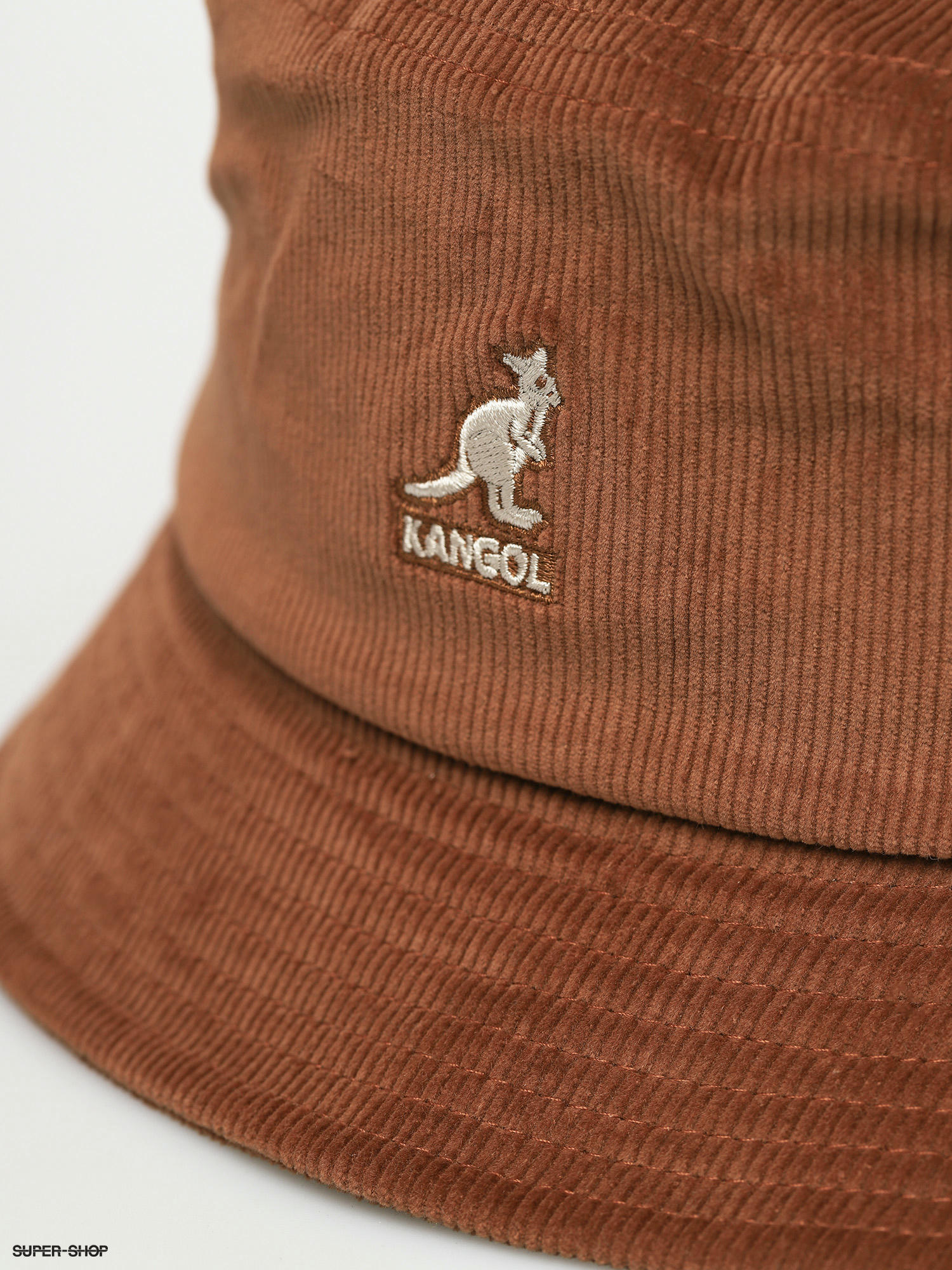 Kangol Cord Bucket Hat - Wood - L