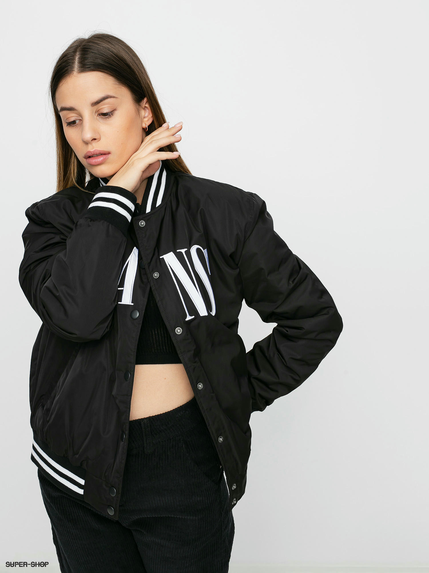 black vans bomber jacket