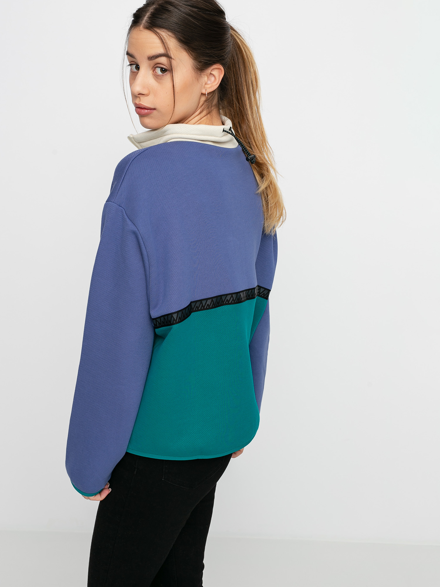 New Balance Terrain Reverse 1/4 Zip Sweatshirt Wmn (purple)