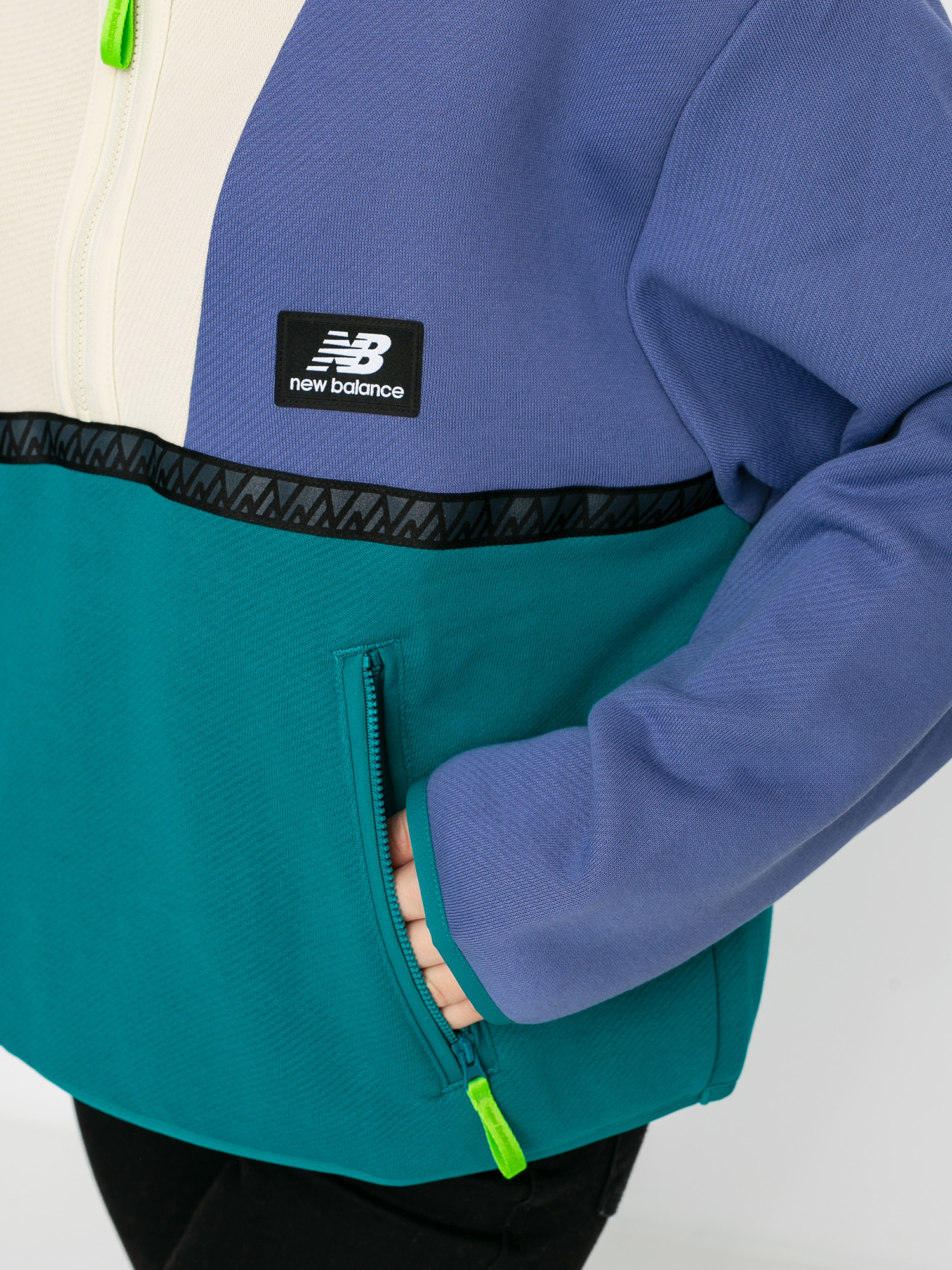 New Balance Terrain Reverse 1/4 Zip Sweatshirt Wmn (purple)