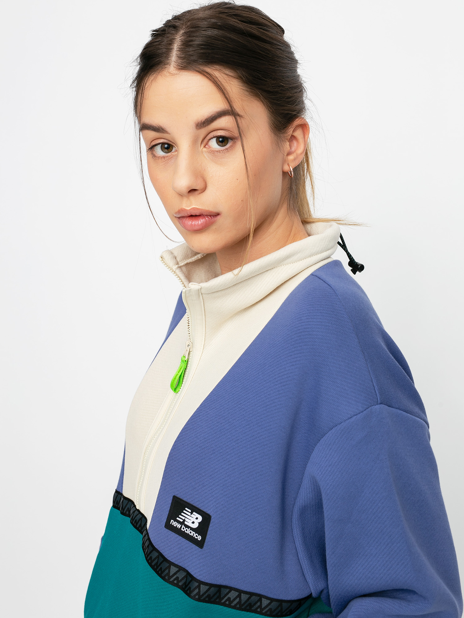 New Balance Terrain Reverse 1/4 Zip Sweatshirt Wmn (purple)