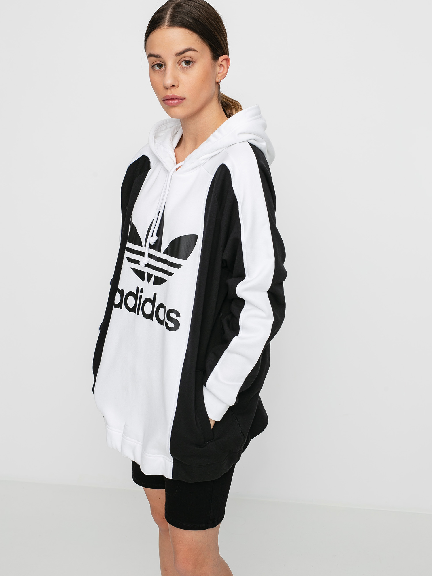 adidas Originals Hoodie Sweatshirt Wmn (white/black)