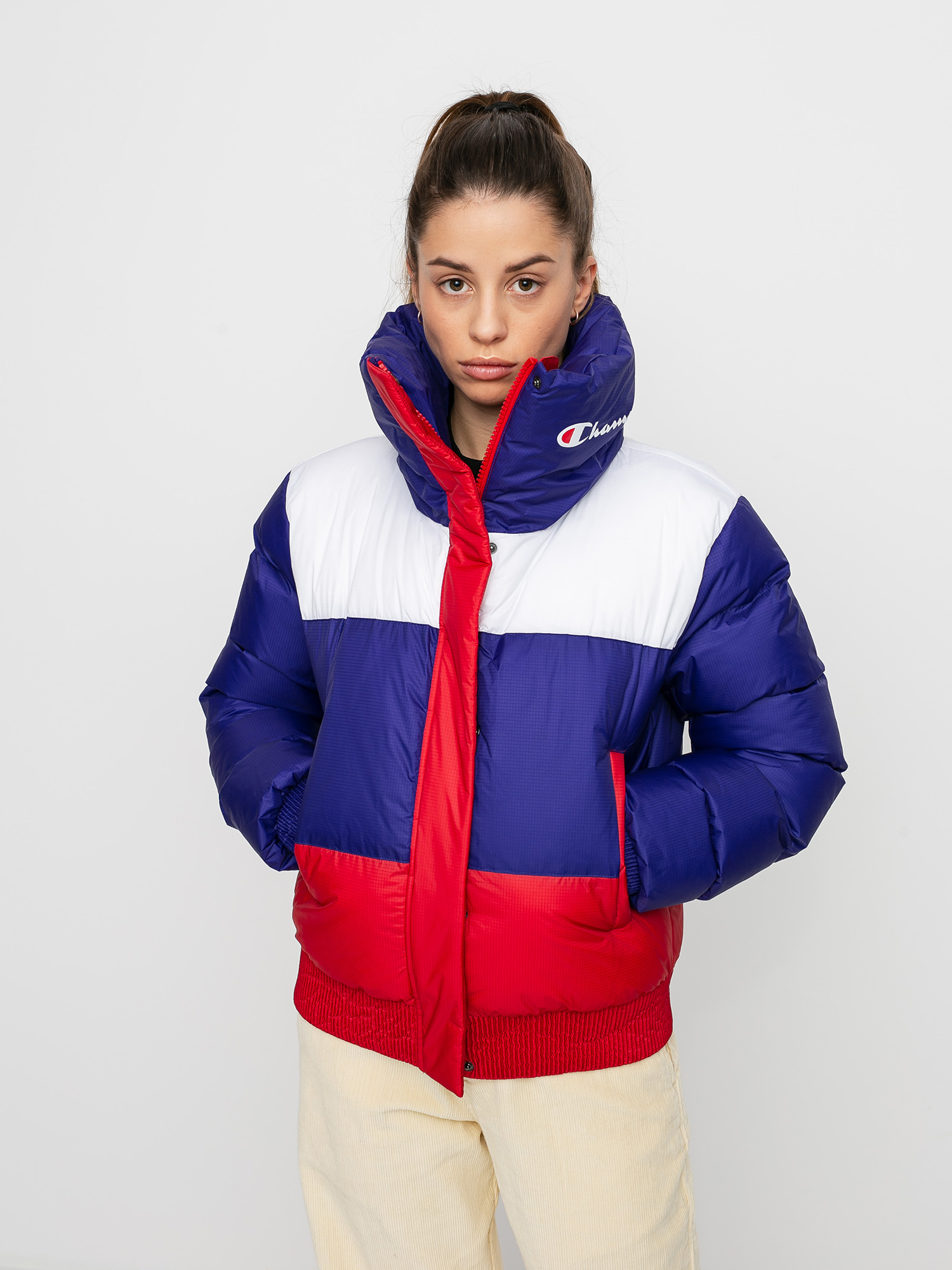 Champion Jacket 113447 Jacket Wmn (scbl/wht/ryr)