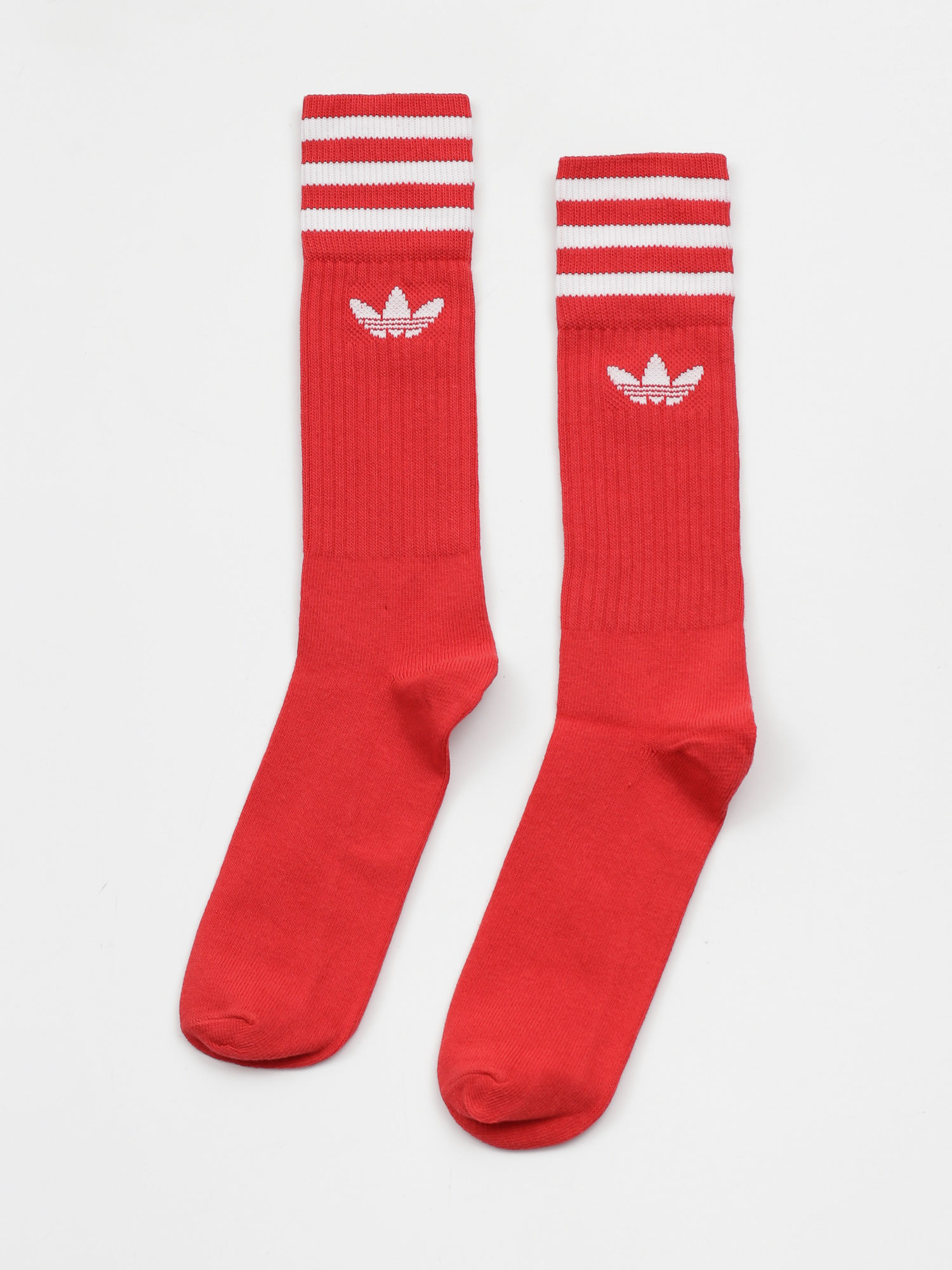 adidas Originals Solid Crew Socks (collegiate burgundy/scarlet/white)
