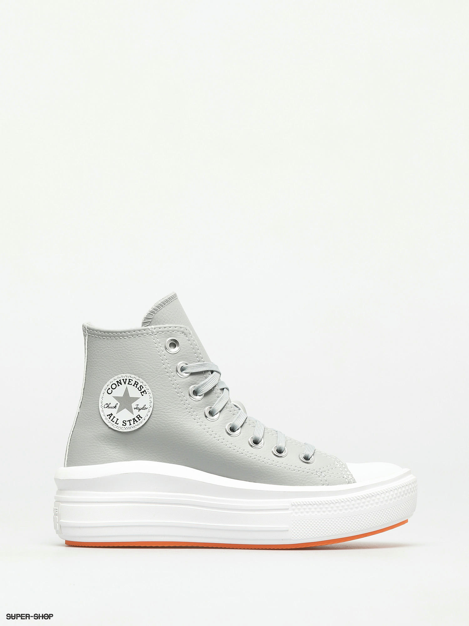 grey and white chucks