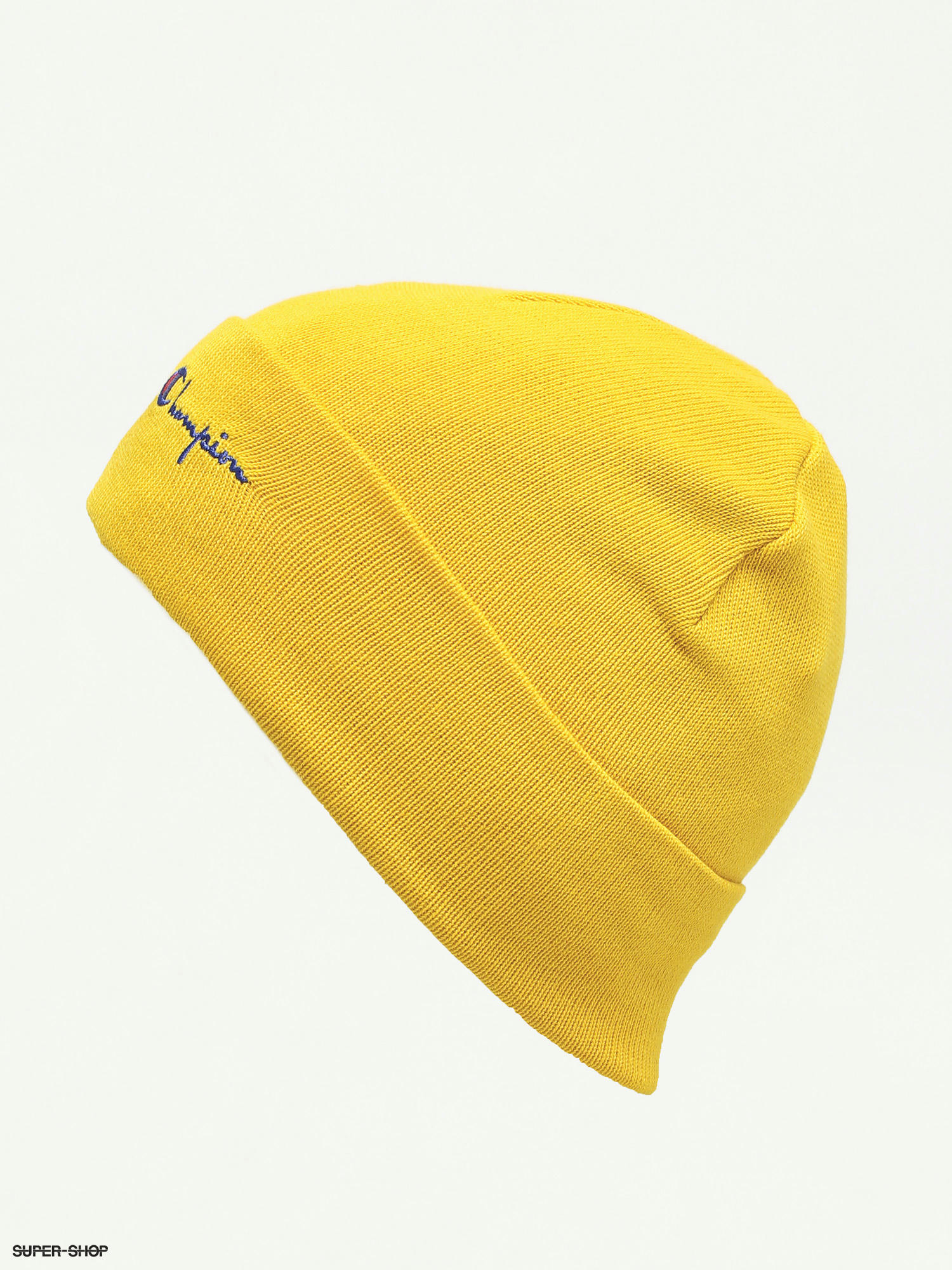 Champion store yellow beanie