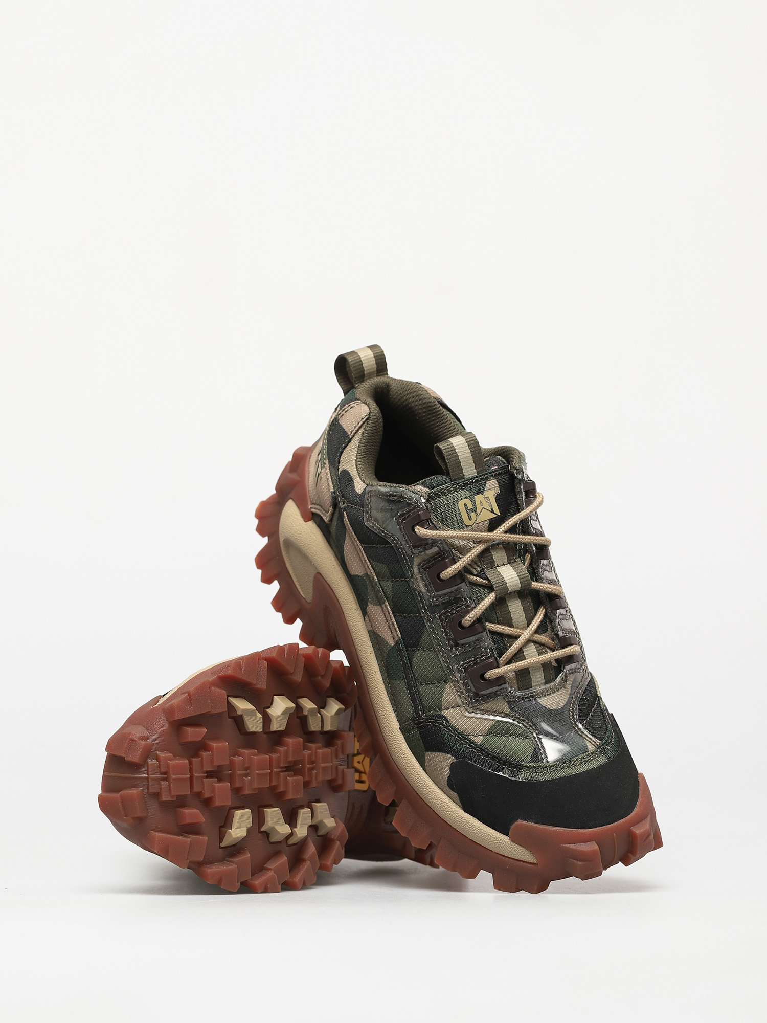 Caterpillar Intruder Shoes (green camo)