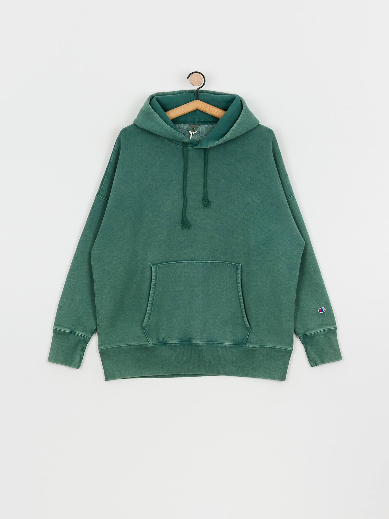 mint green champion hoodie